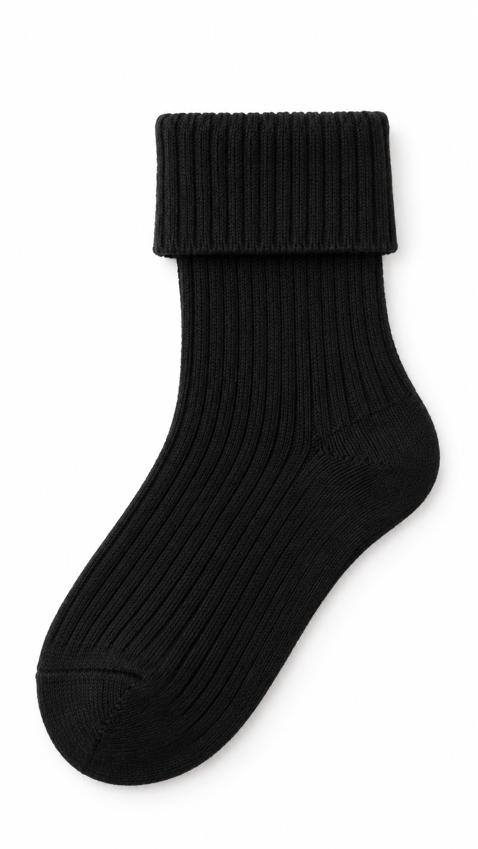 Cashmere Ribbed Socks