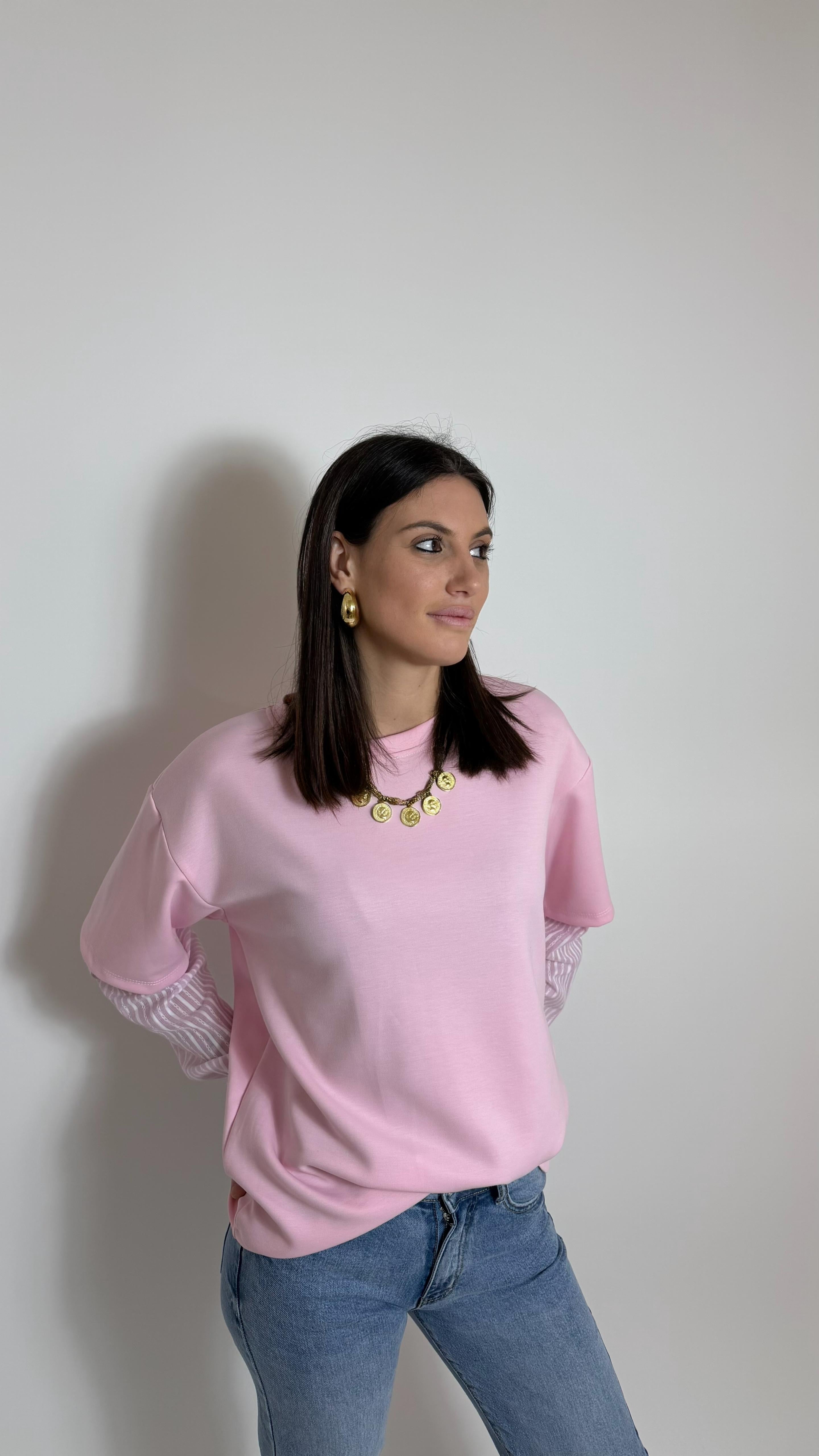 Felpa Office Cool Rosa