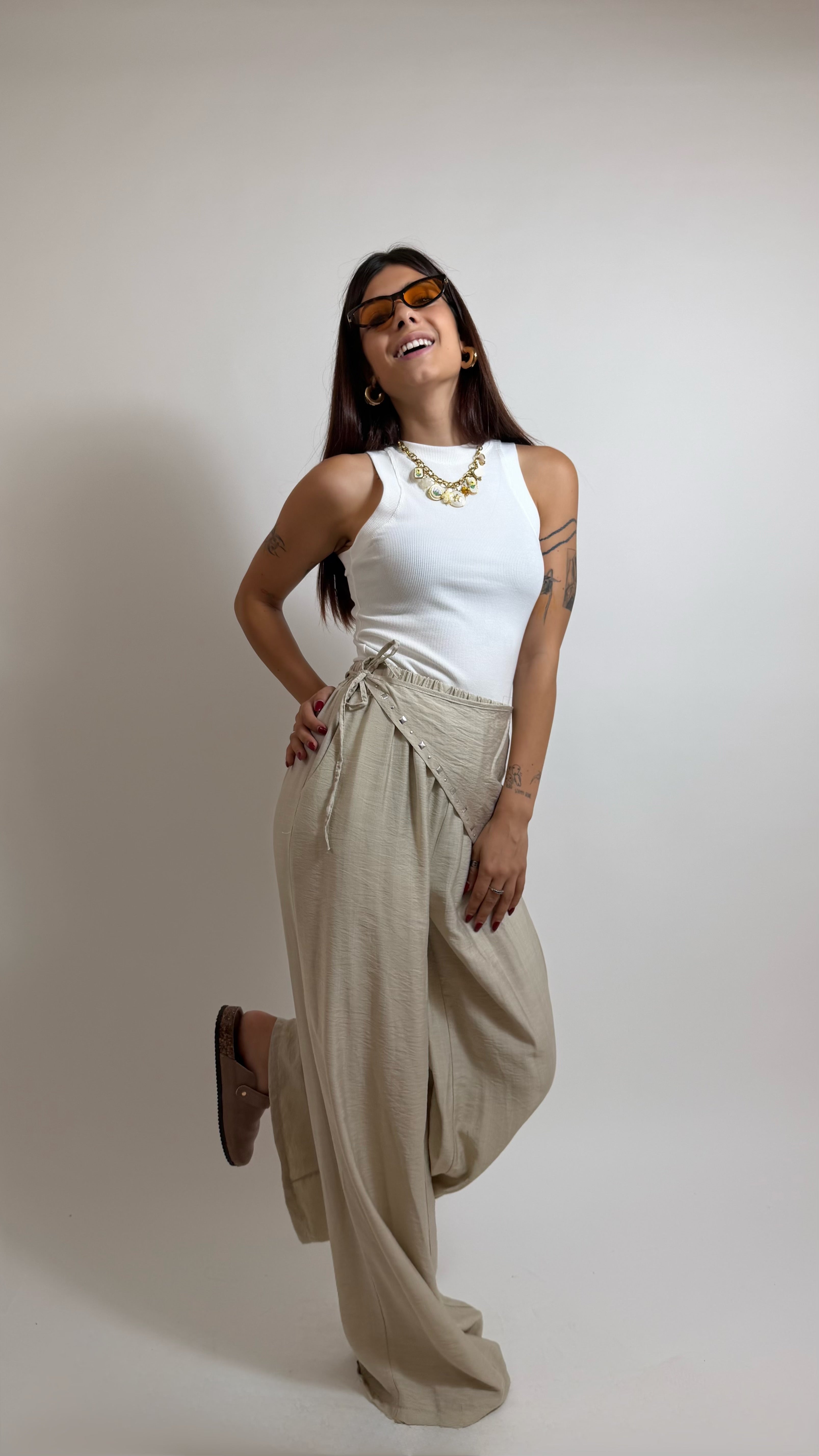 Pantalone Bandana Burro