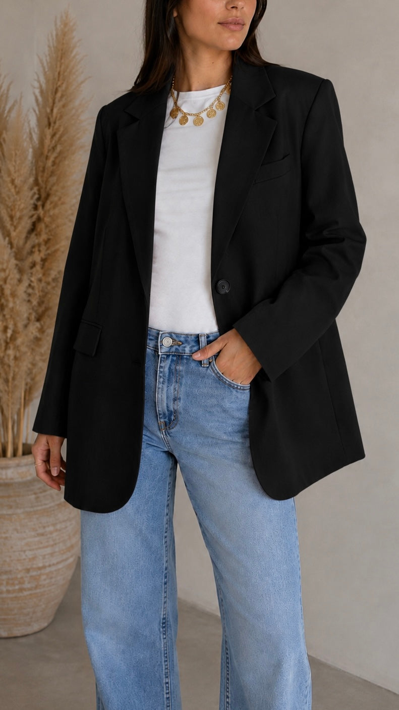 Giacca Oversize Nera