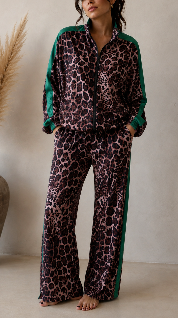 Completo Leopard Sport Chic