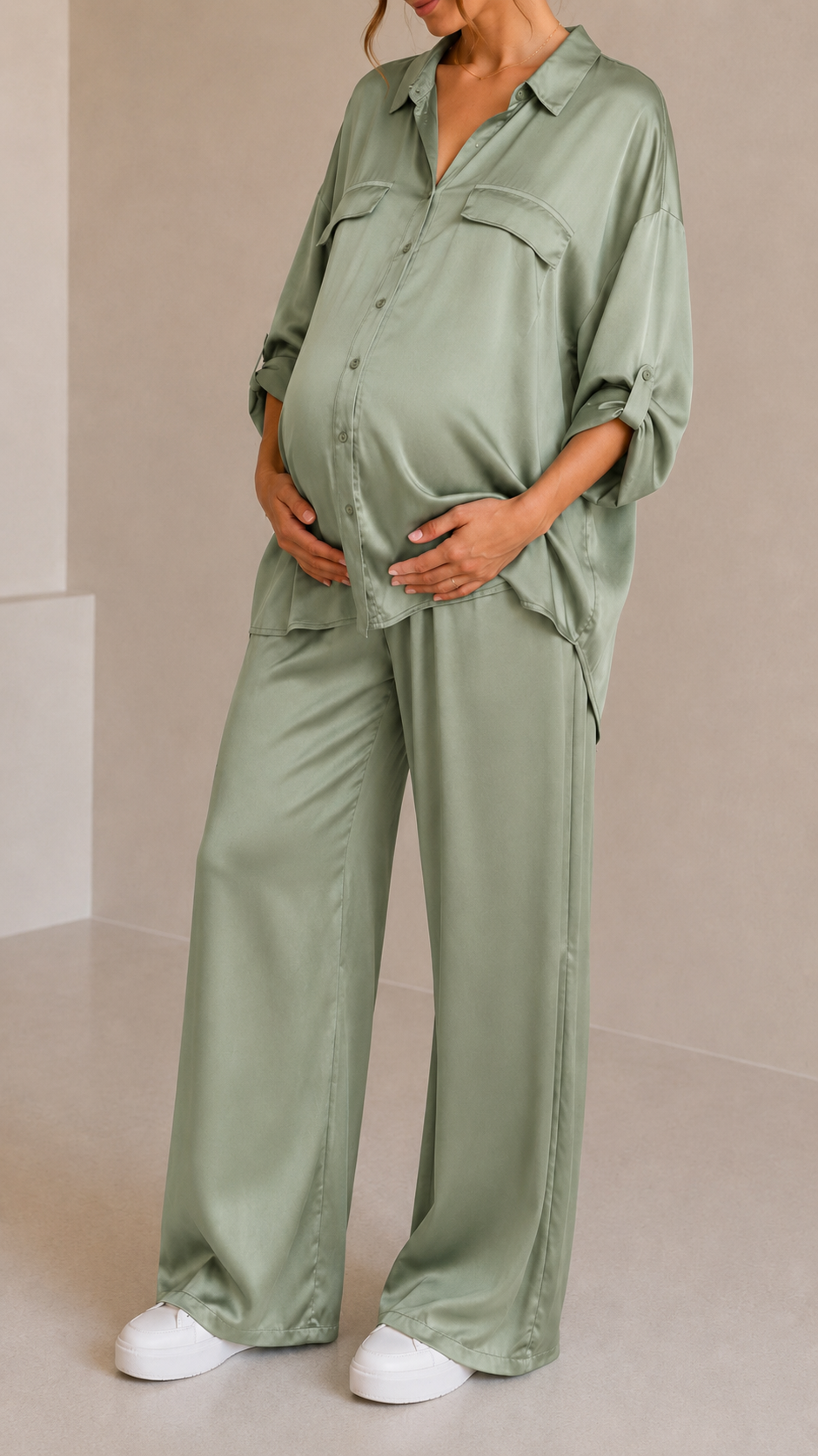 Set Soft Satin Salvia