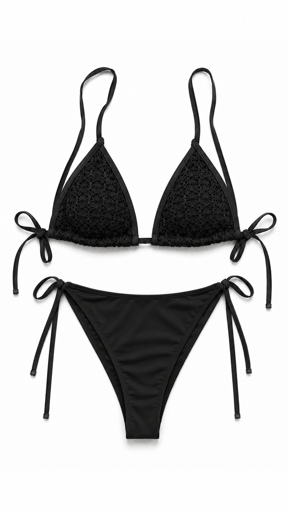 Bikini Crochet Nero