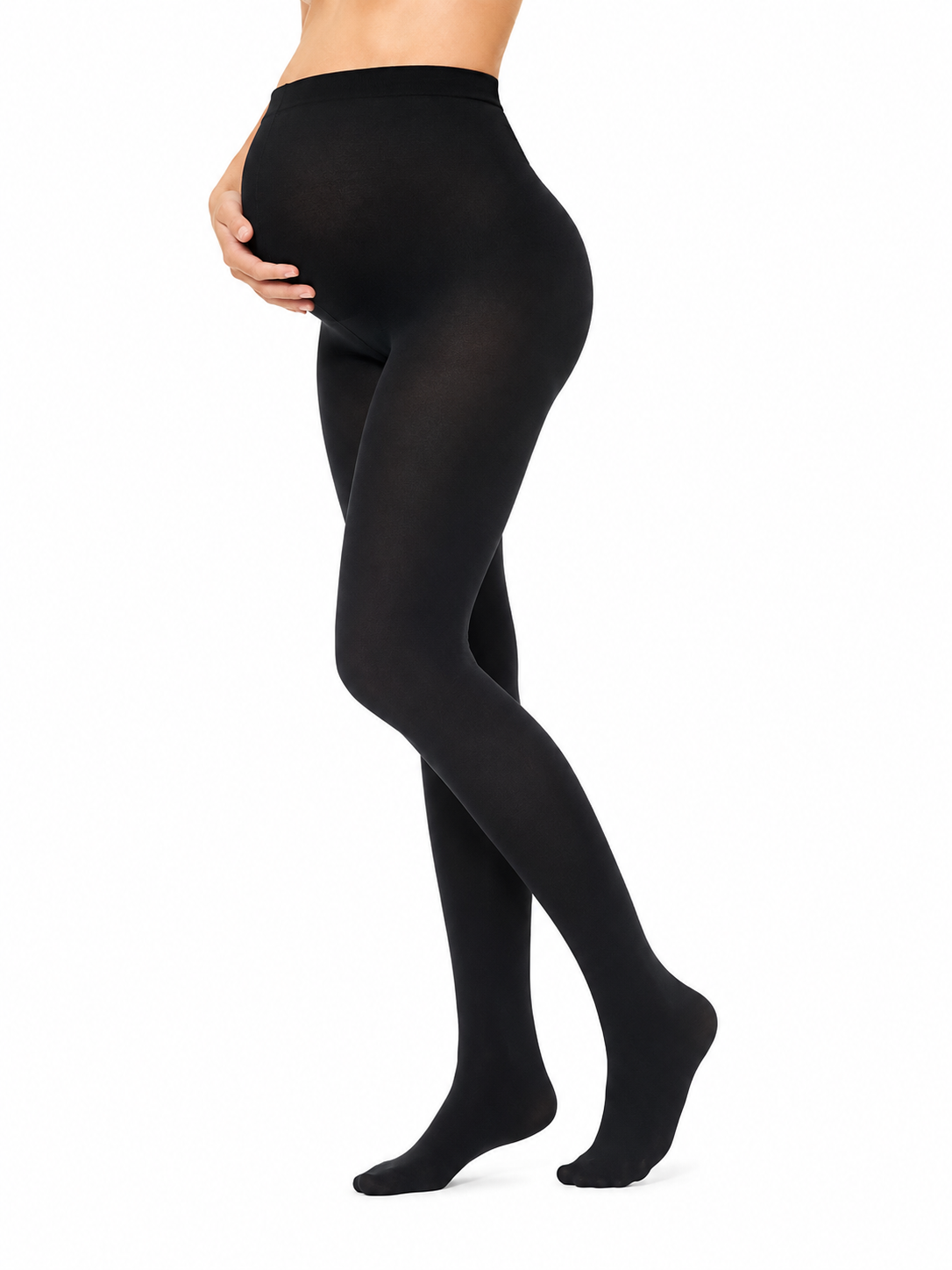 Collant 280 Den “MomToBeApproved” Black