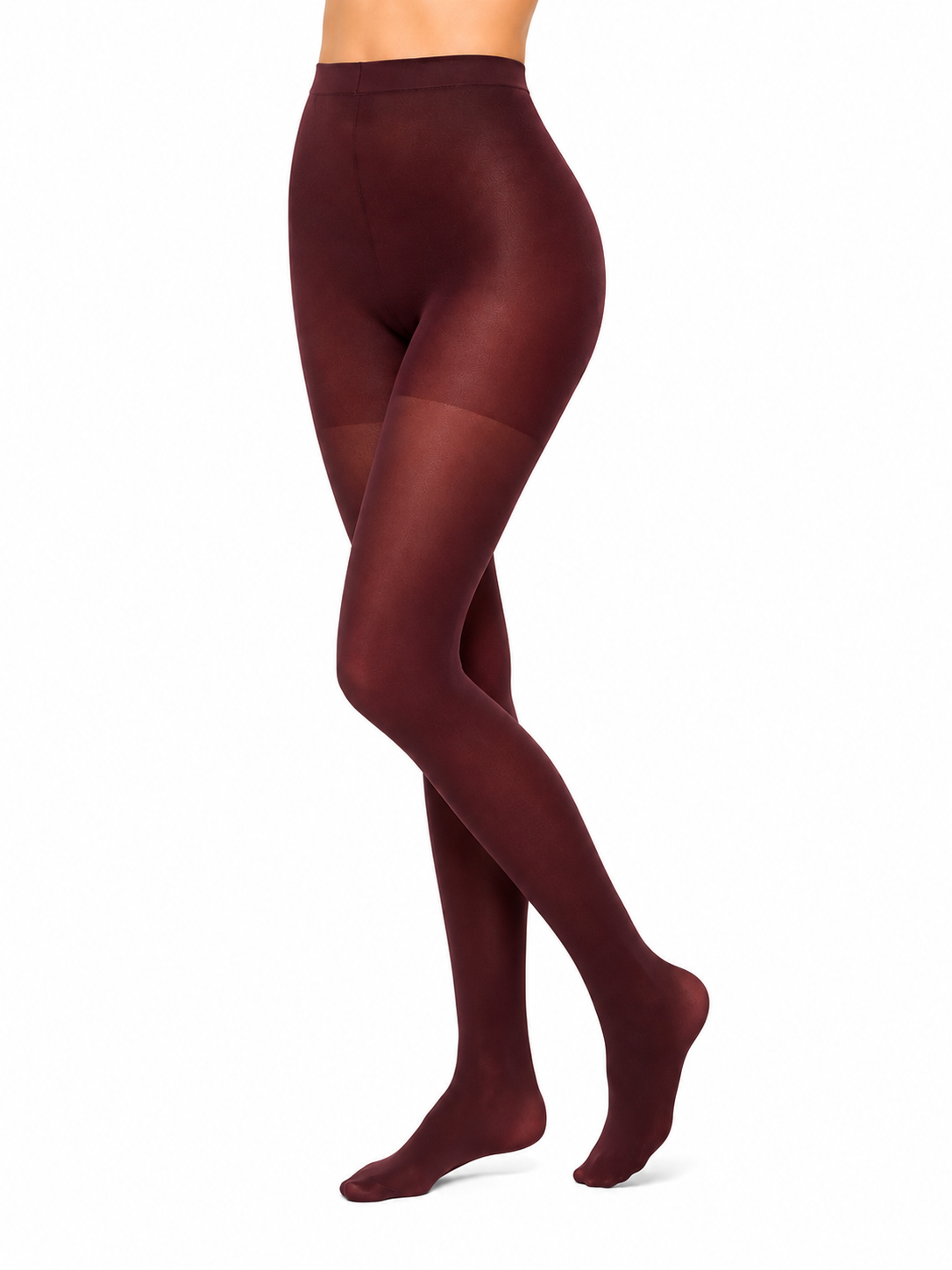 Collant 80 Den Burgundy