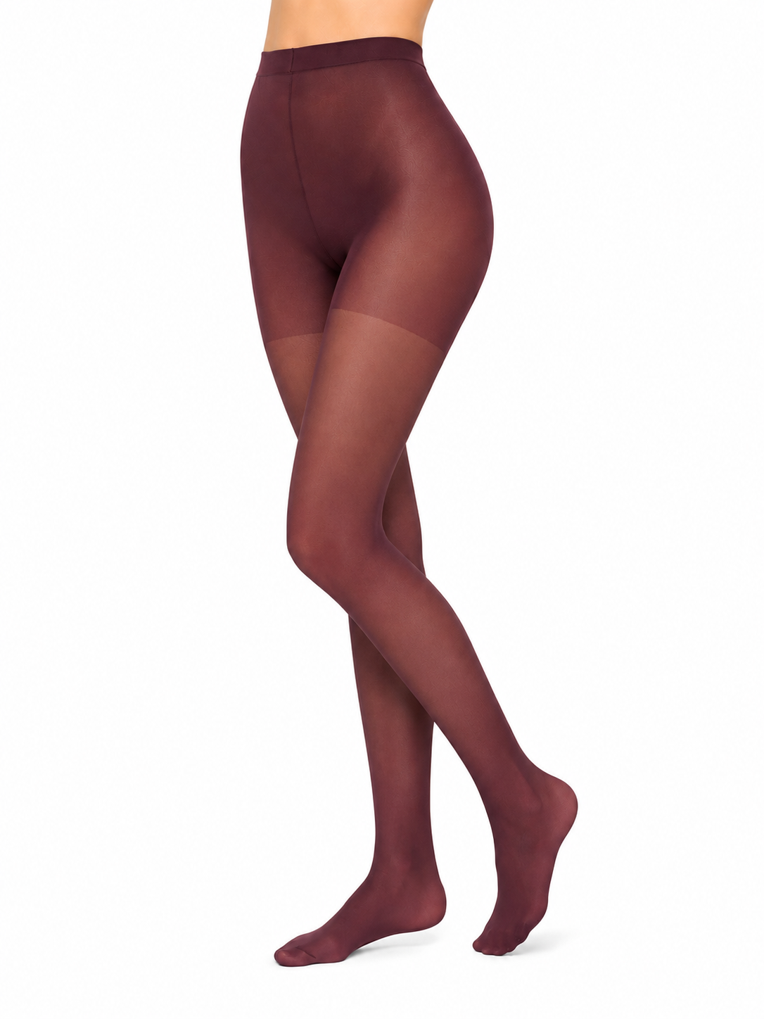 Collant 40 Den Burgundy