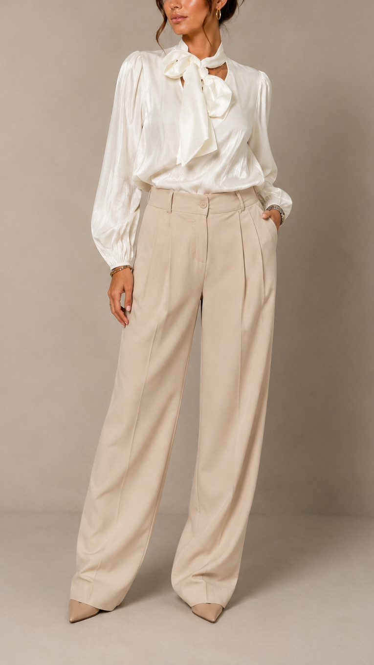 Pantalone Full Length Burro