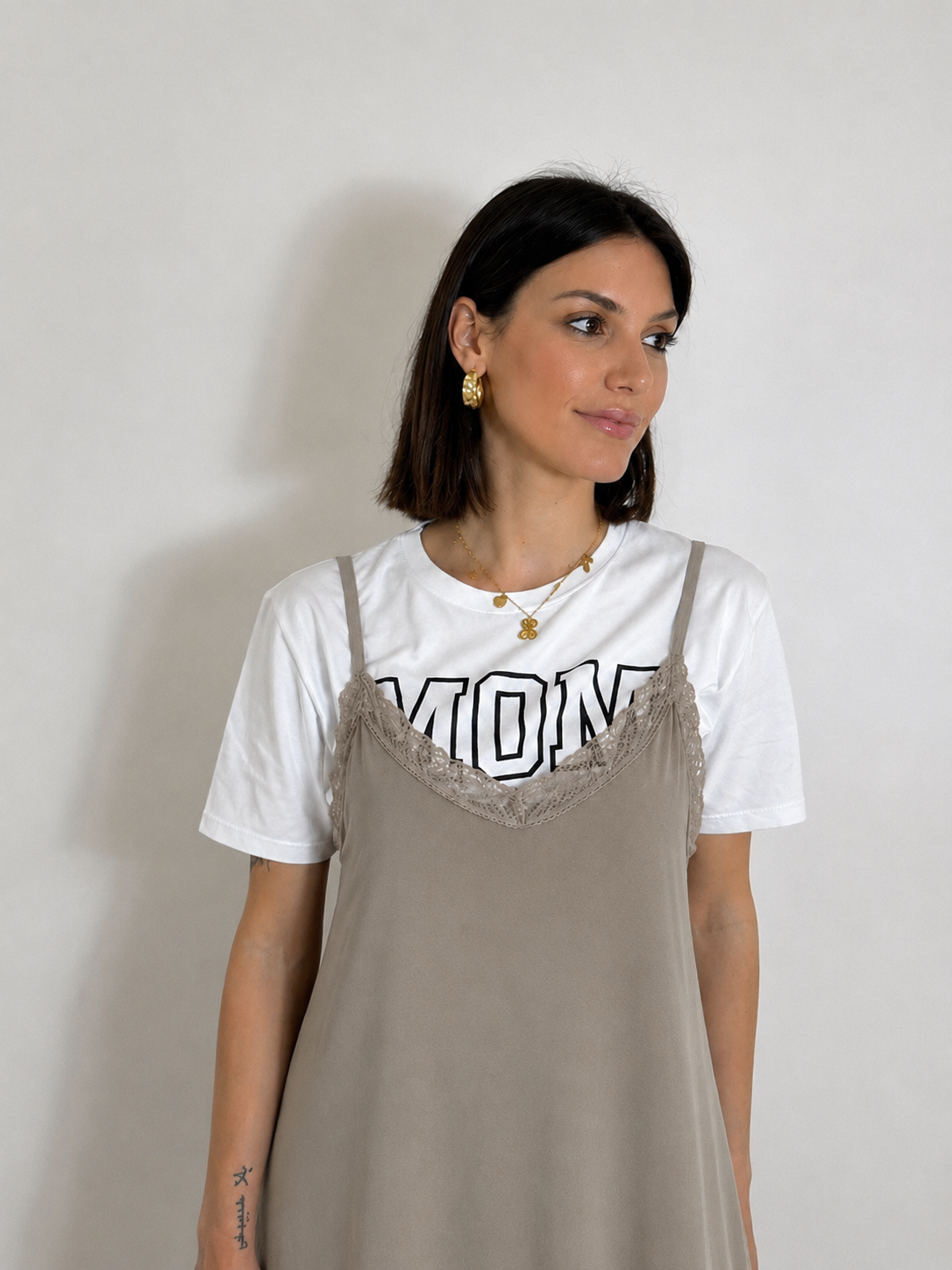 Slip Dress Tortora
