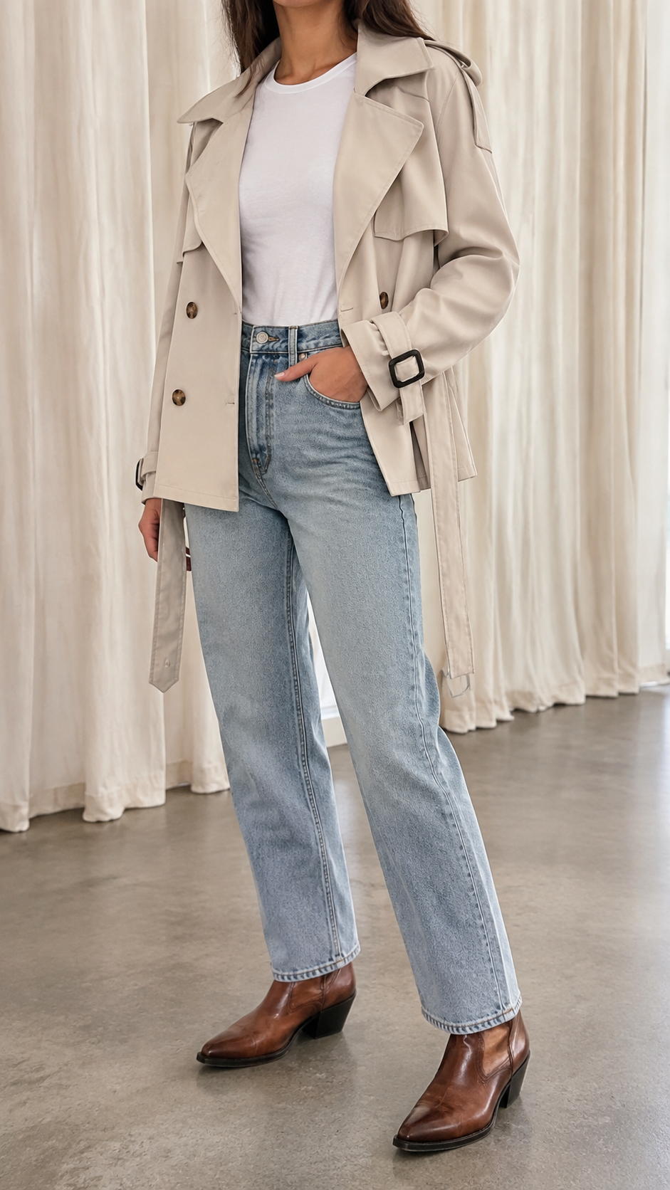 Mini Trench Khaki
