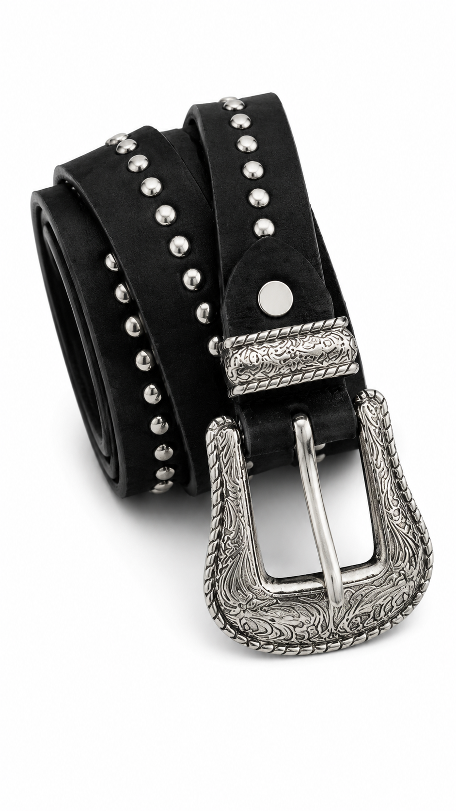 Cintura Western Stud Silver