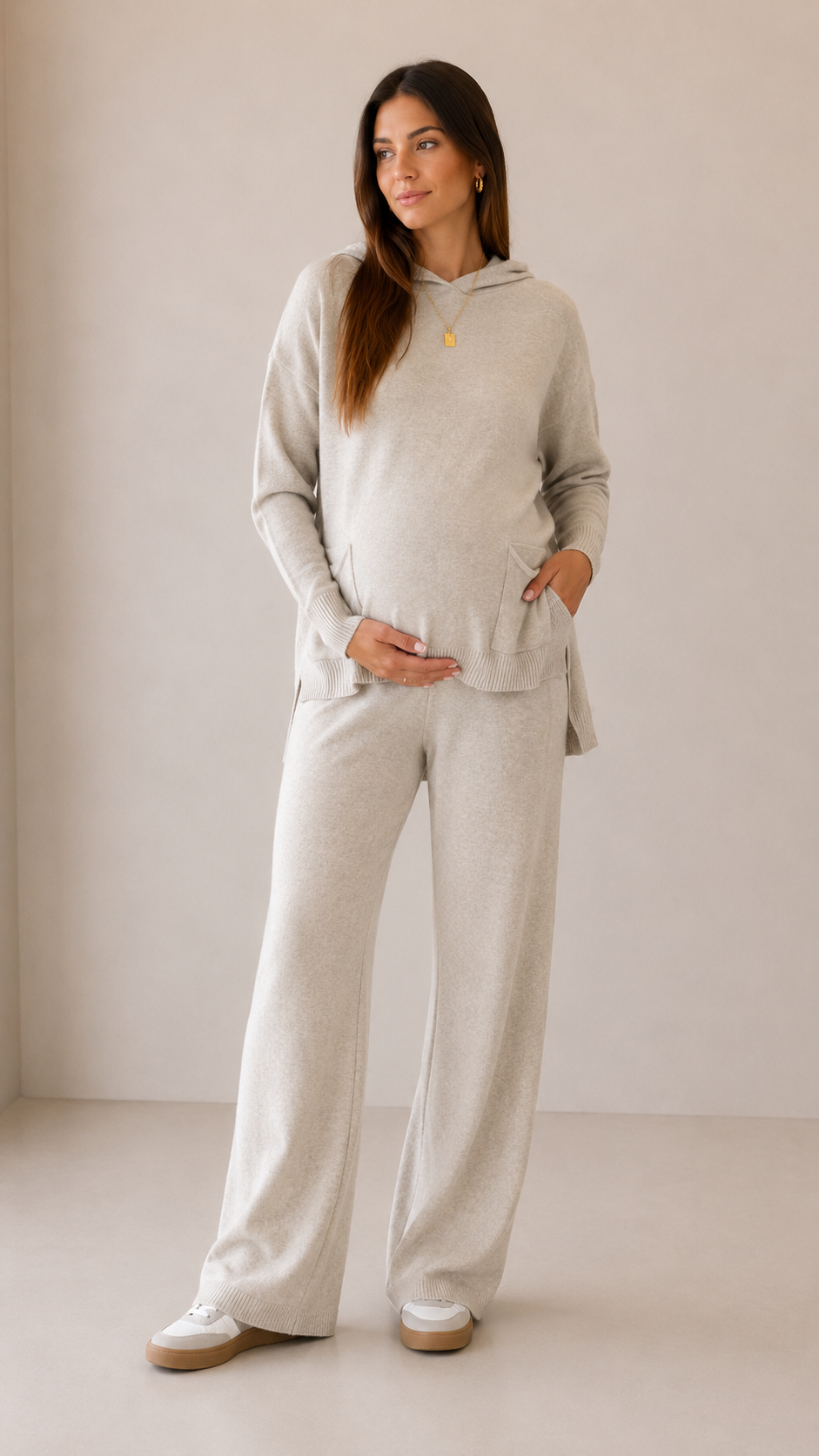 Sporty Set Maglina Morbida Tortora