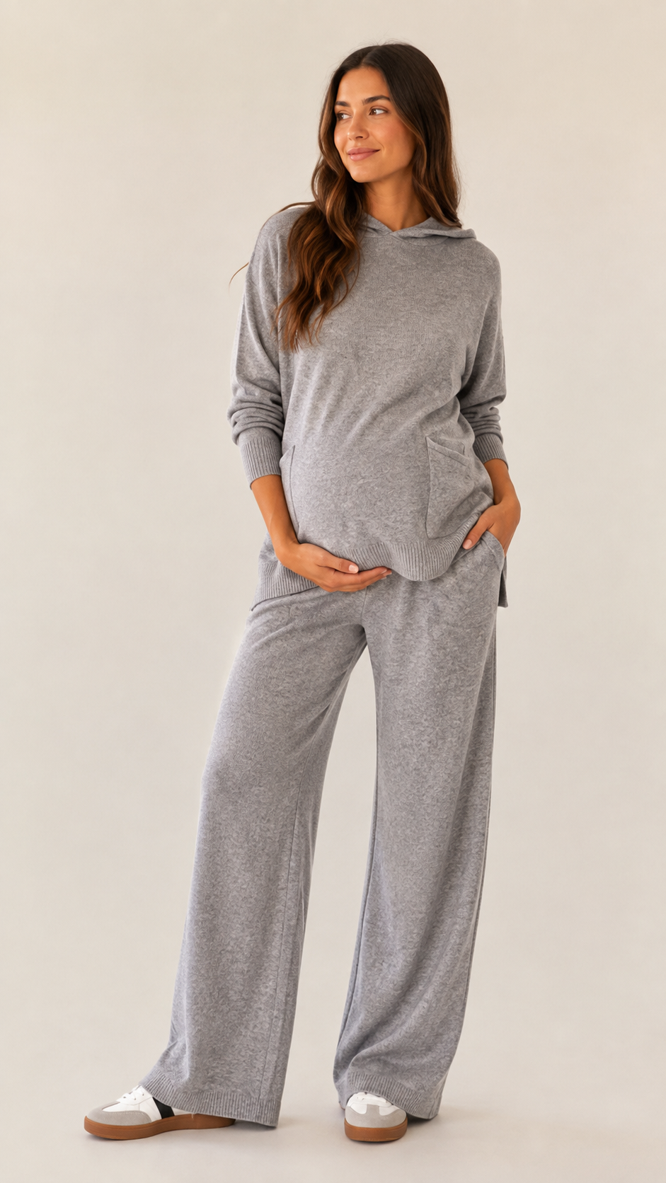 Sporty Set Maglina Morbida Grigio Perla
