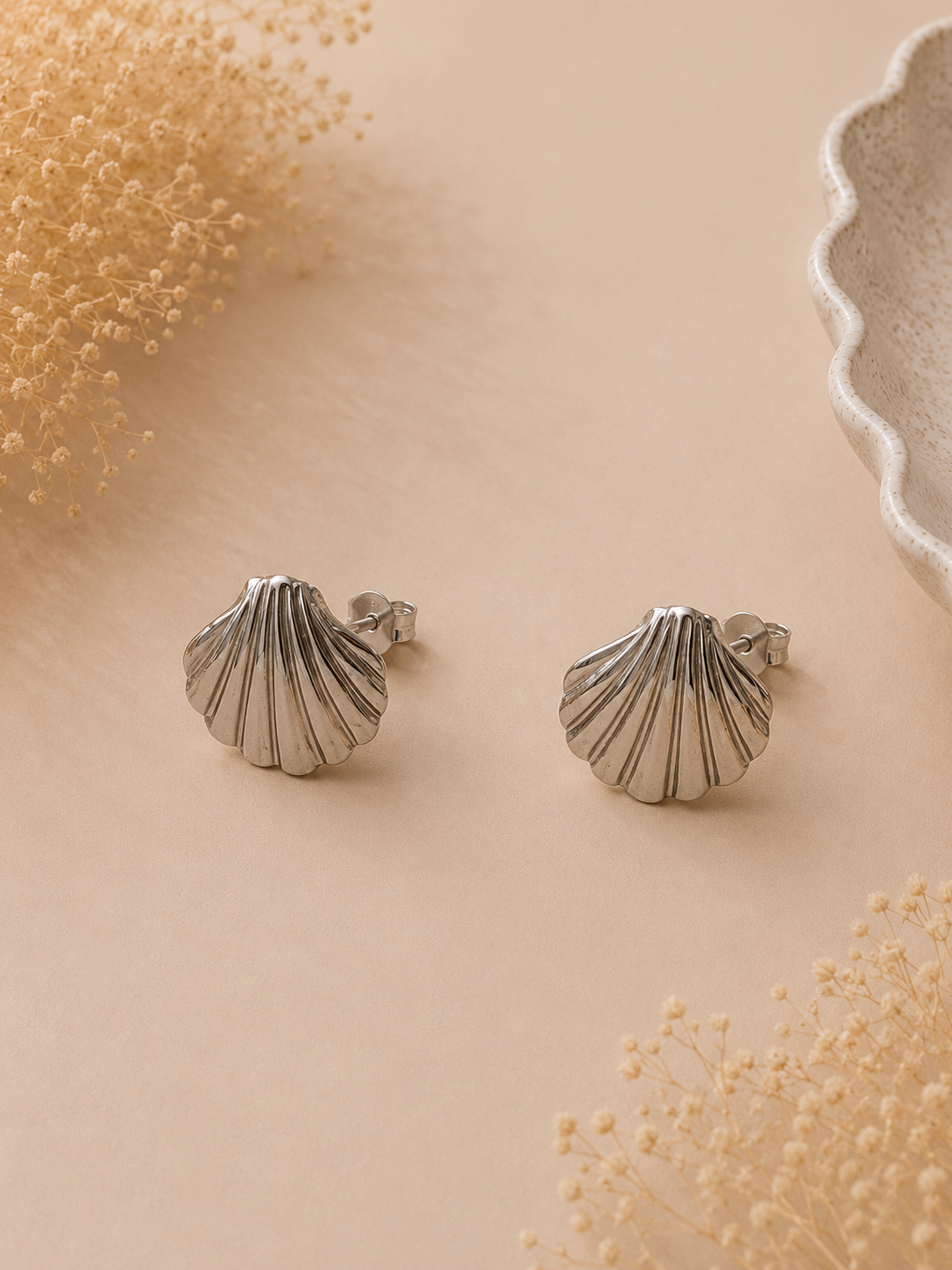 Orecchini Conchiglia Silver