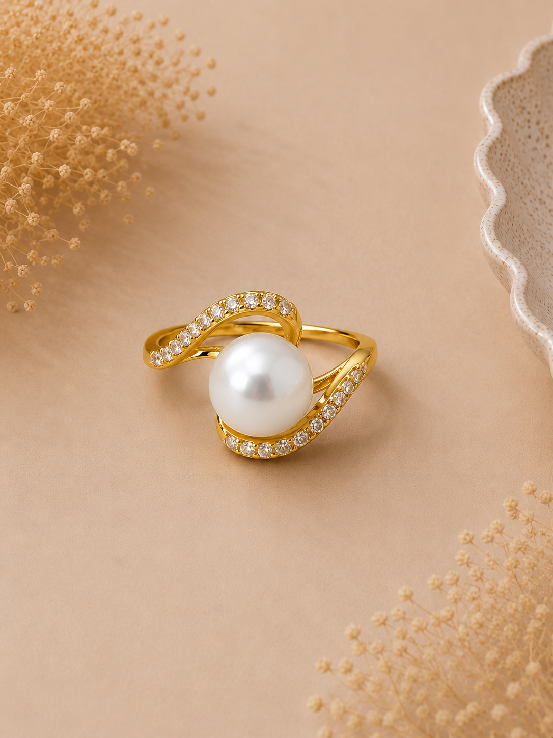 Anello Perla Gold