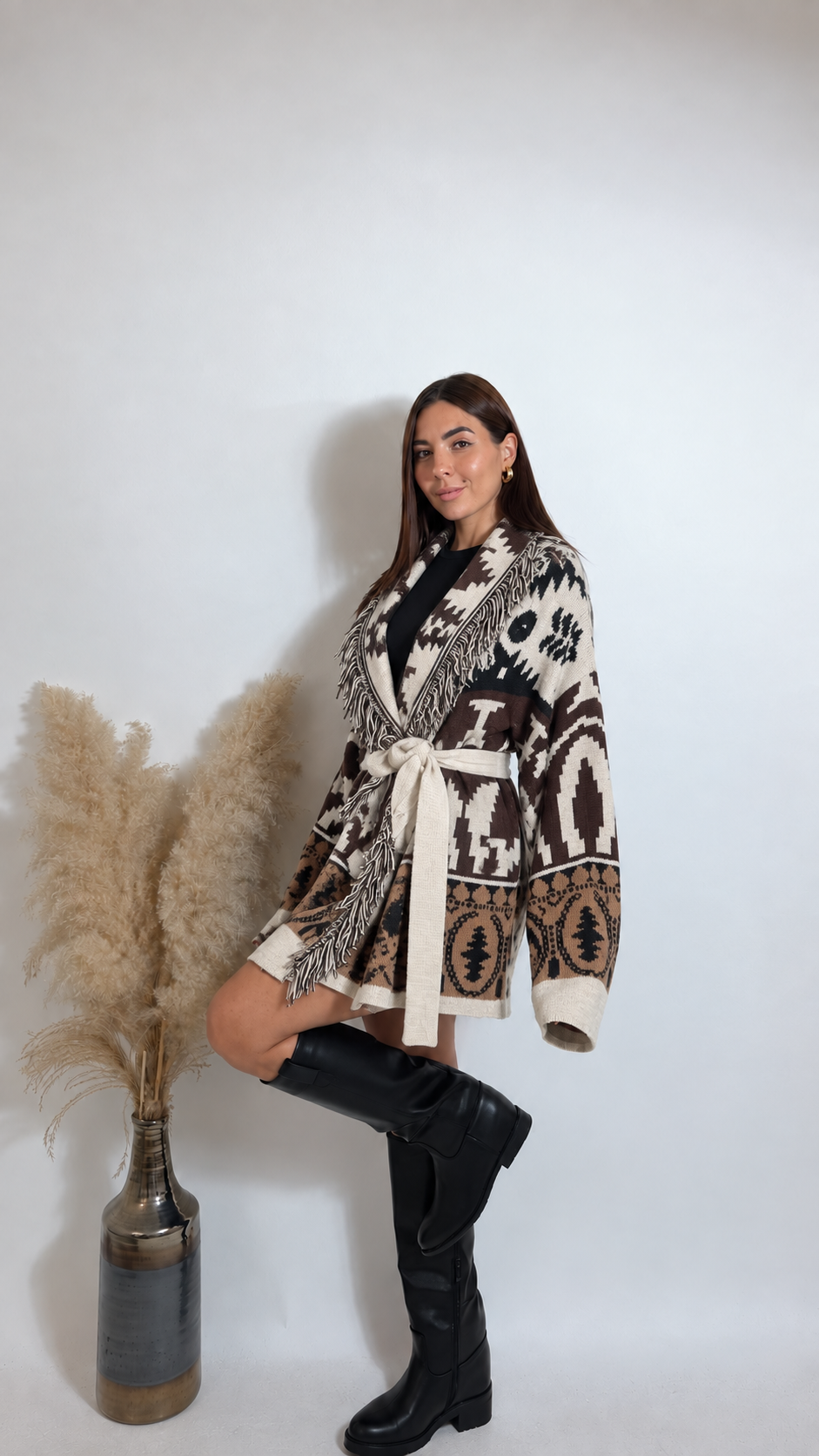 Cardigan Etnico Burro&Camel
