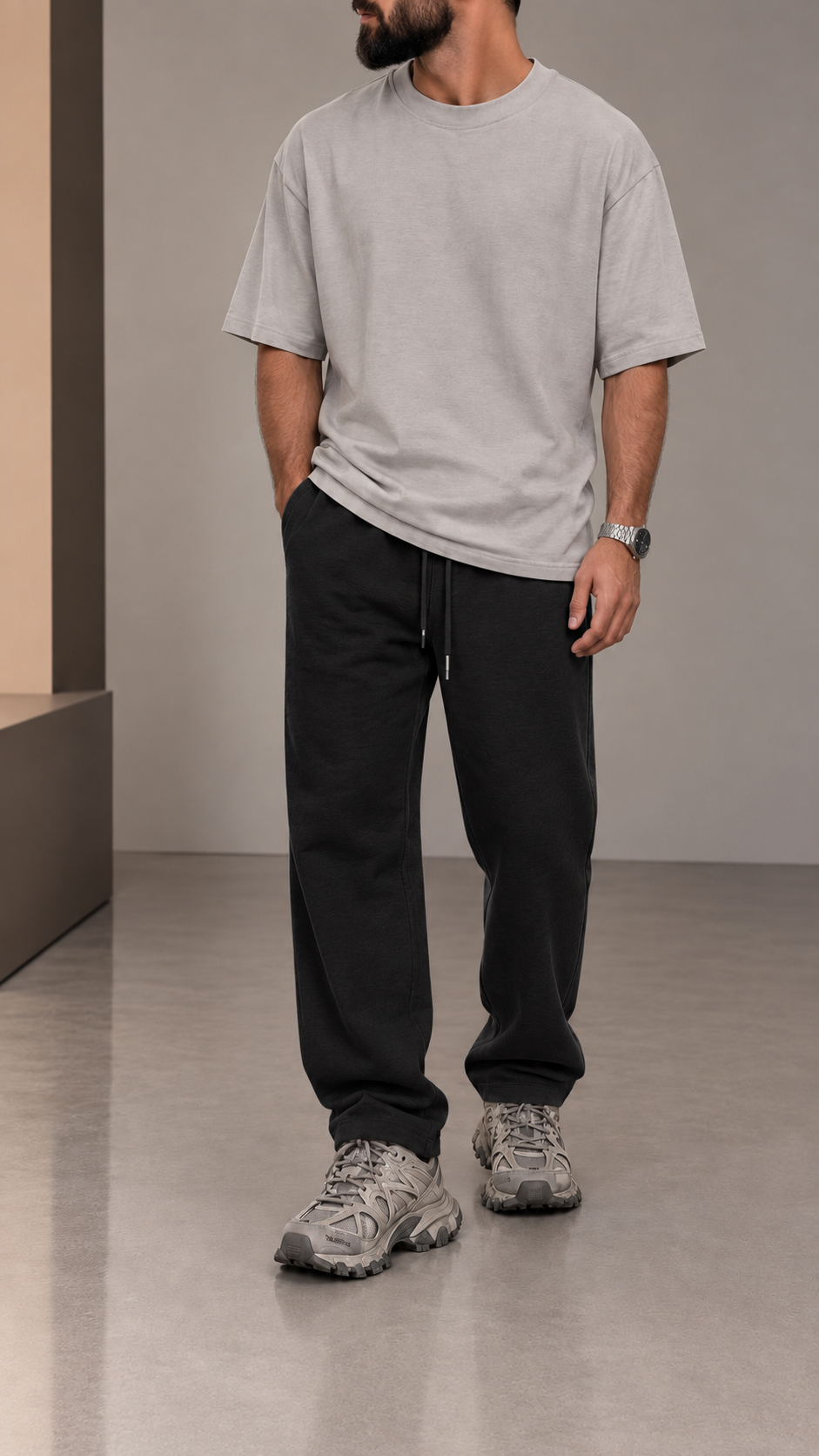 Pantalone in Felpa Nero