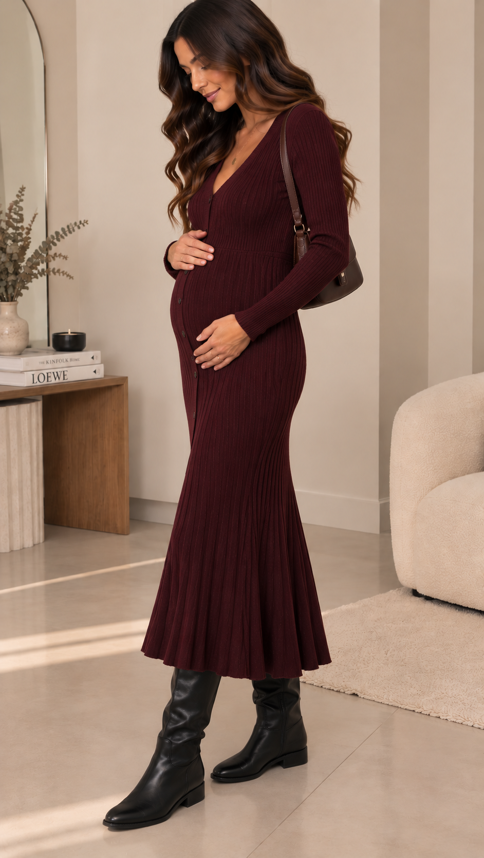 Abito Gala Burgundy