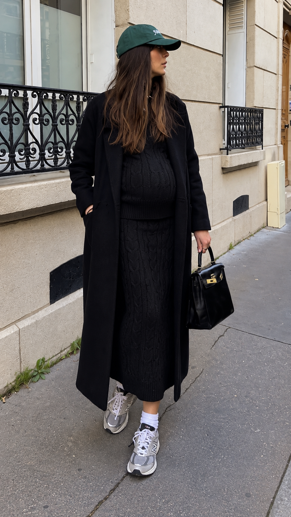Set Pull e Longuette Treccia Nero