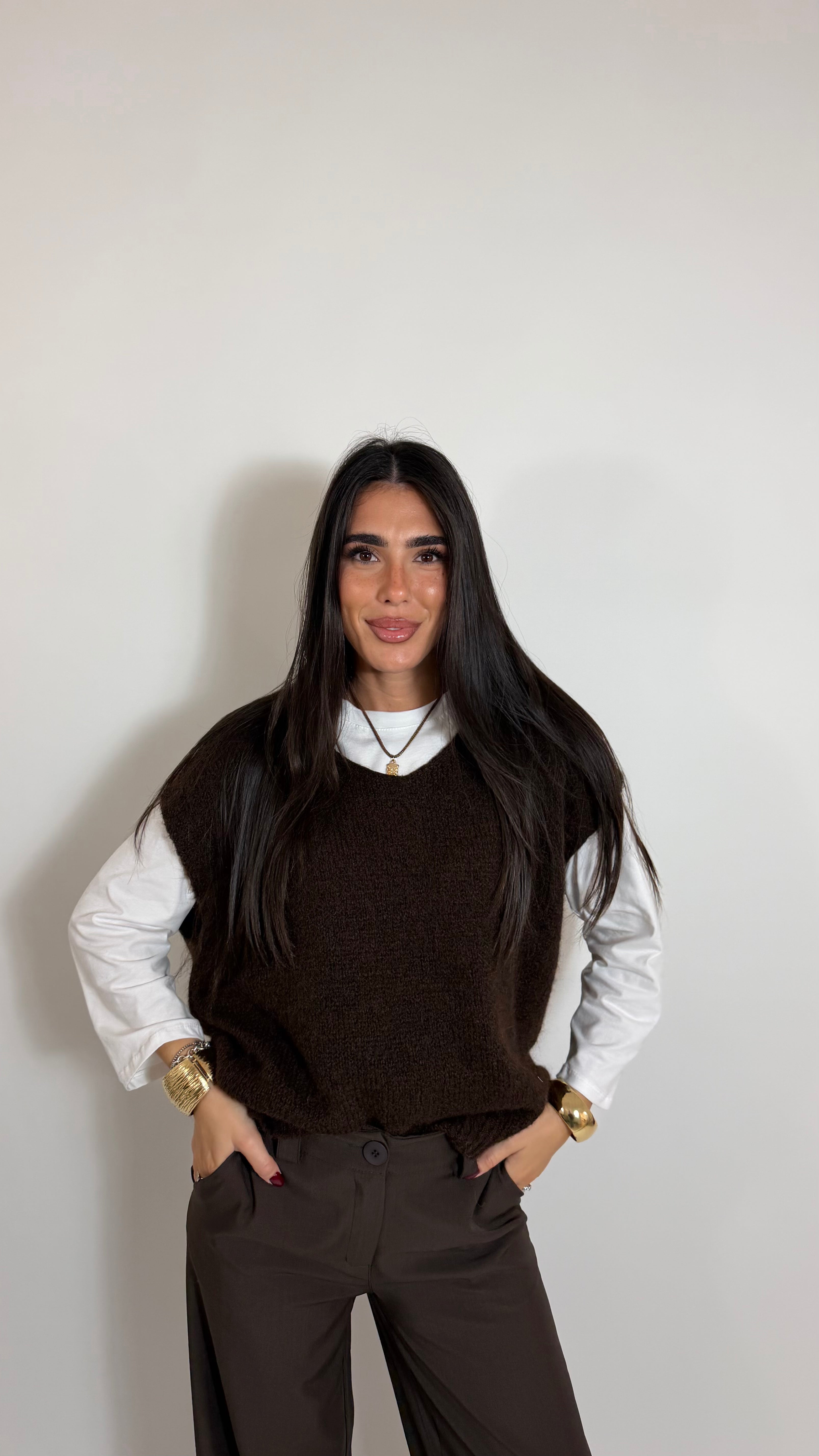Gilet Soft Moka