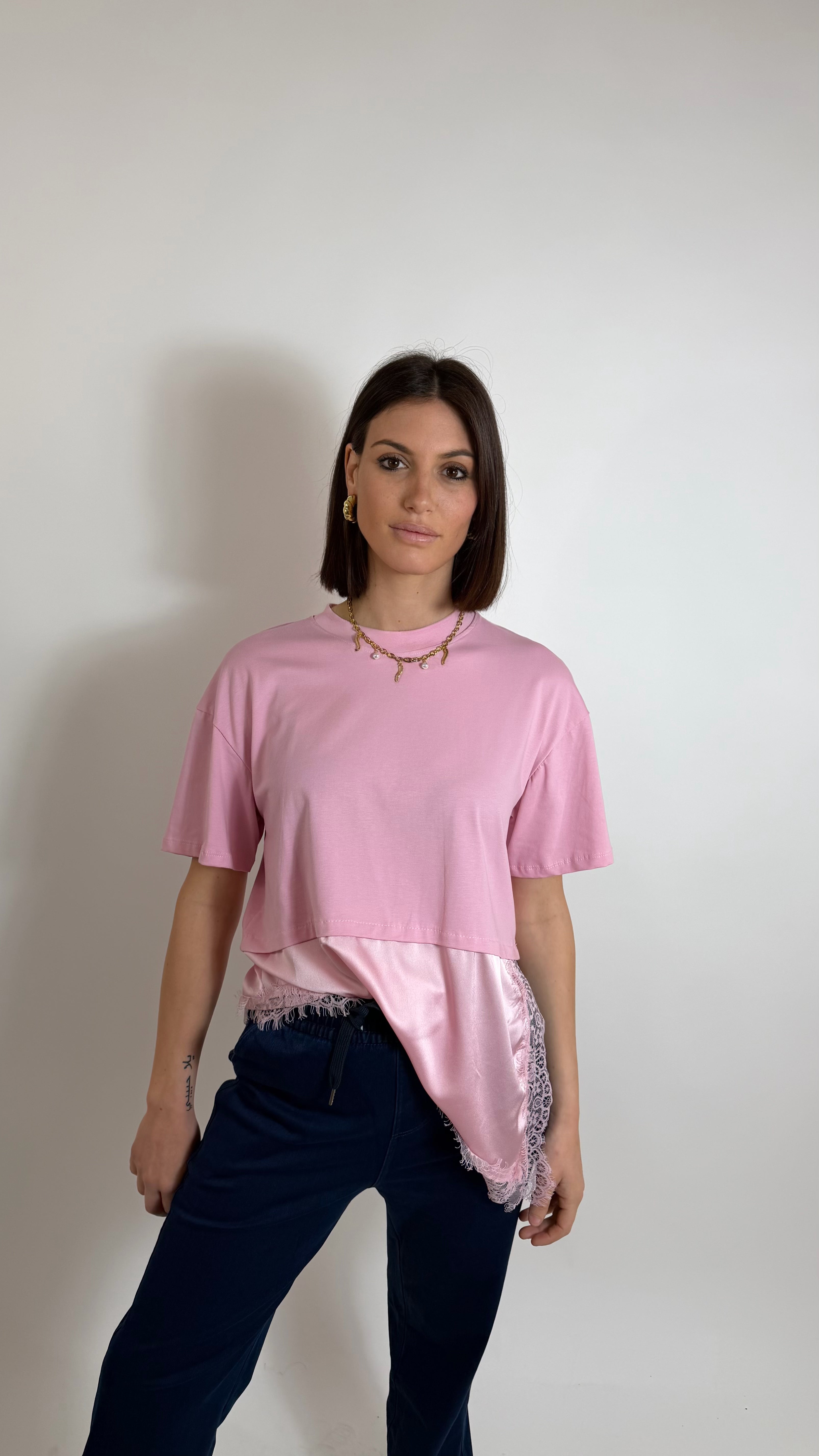 Maglia Silk Lace Pink