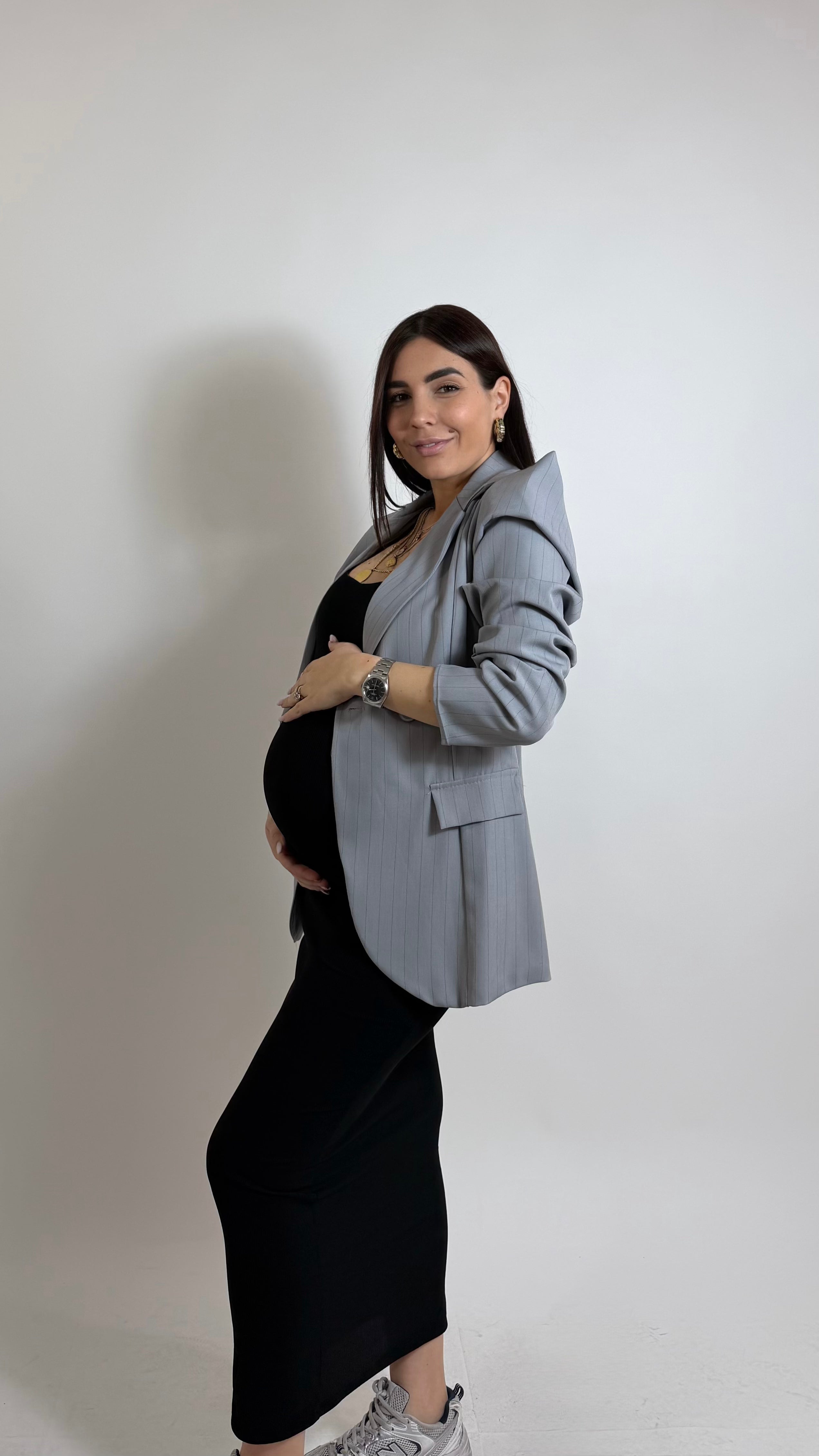 Abito Basic bretella sottile Nero