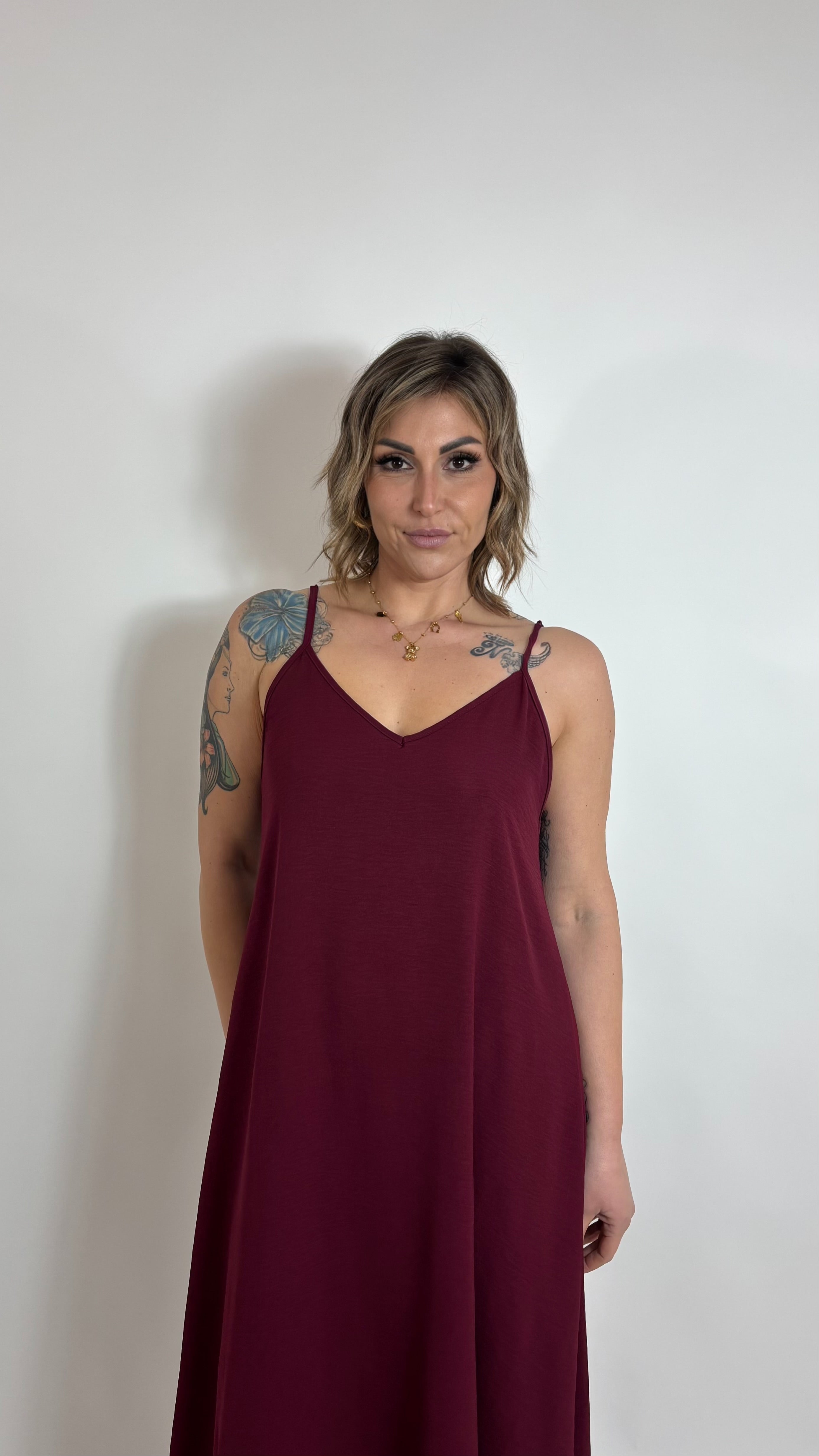 Abito Livia Bordeaux