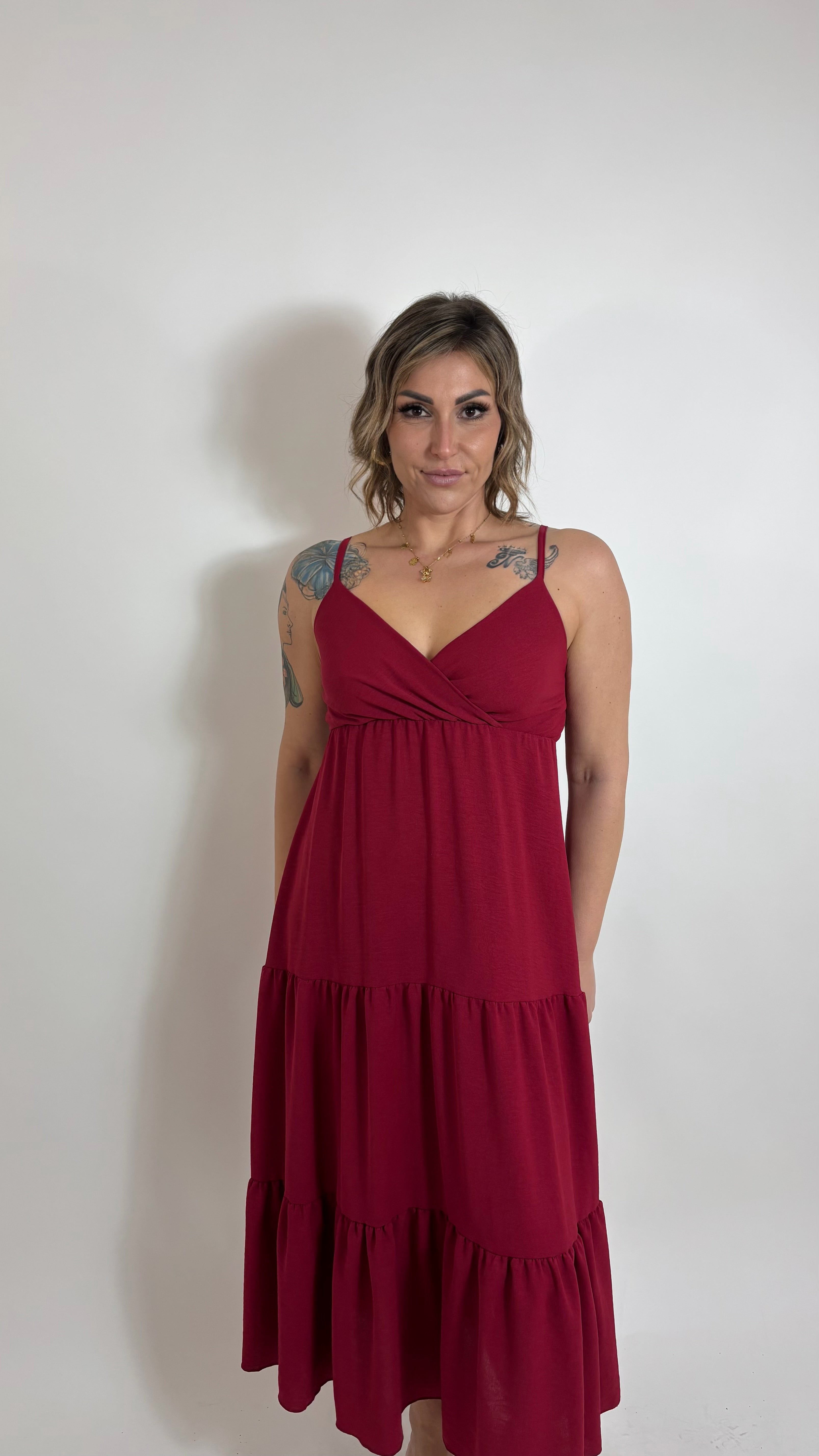 Abito Gioia Rosso India