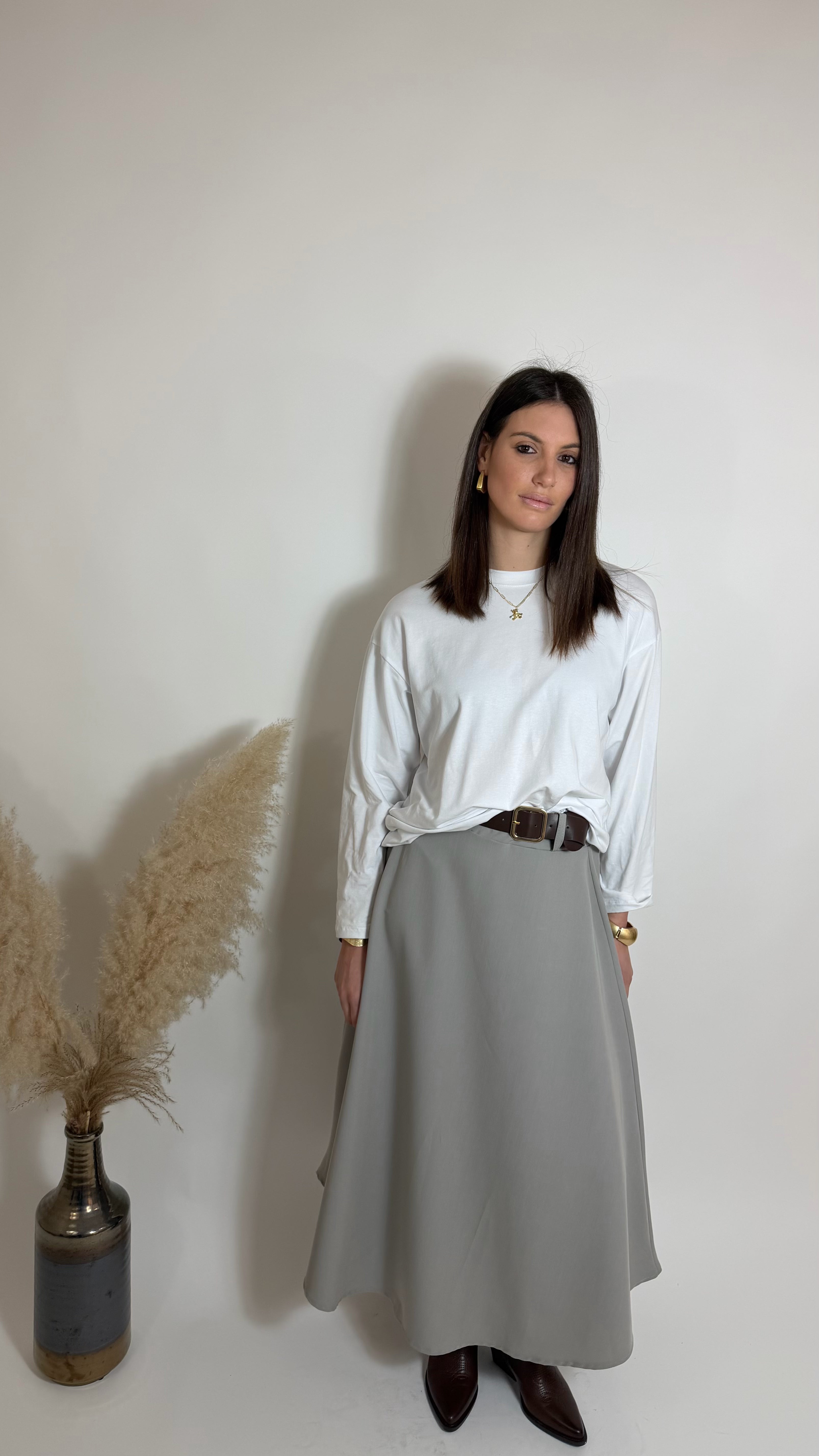 Longuette con Cinta Grigia