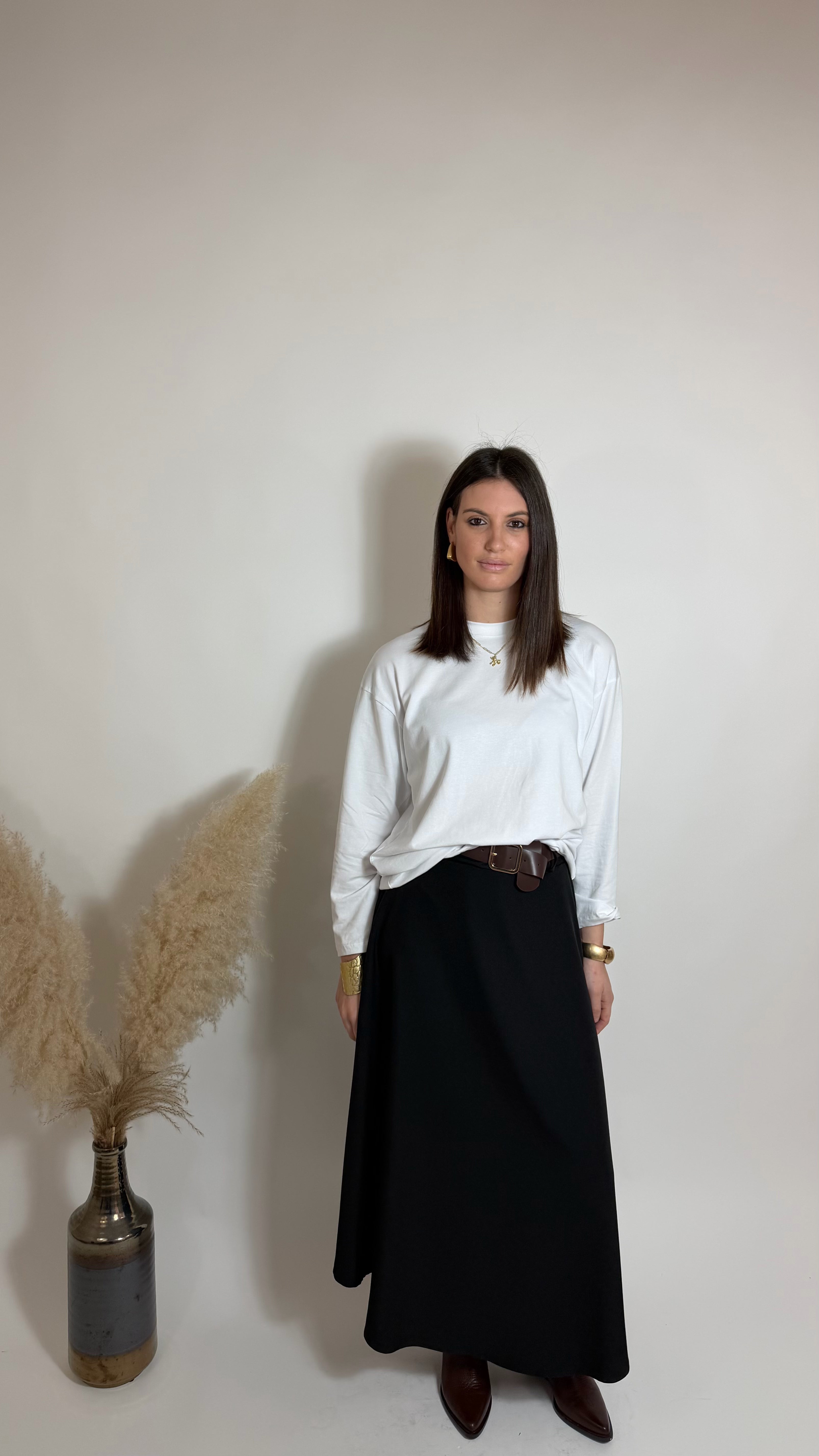 Longuette con Cinta Nera