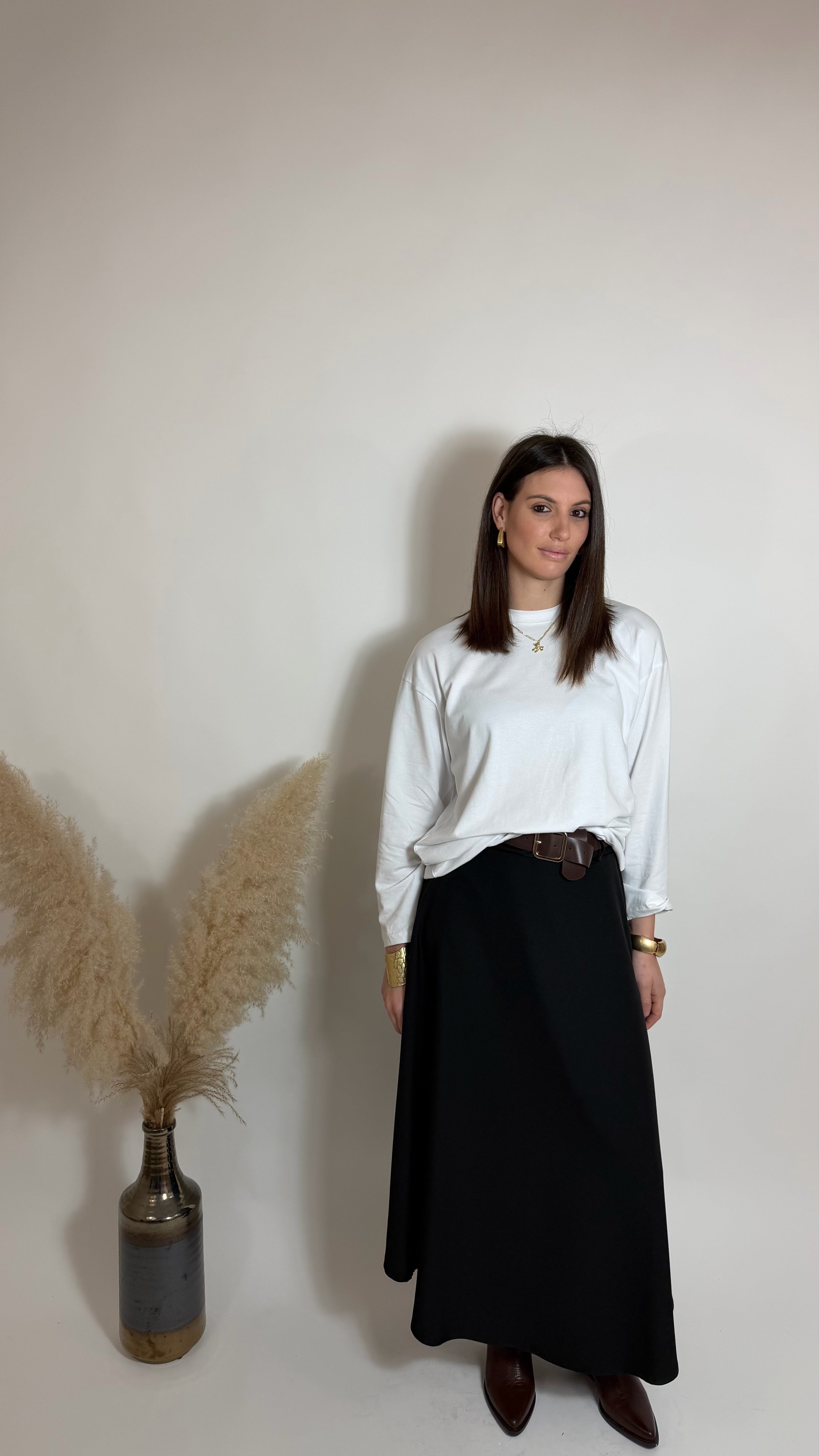 Longuette con Cinta Nera