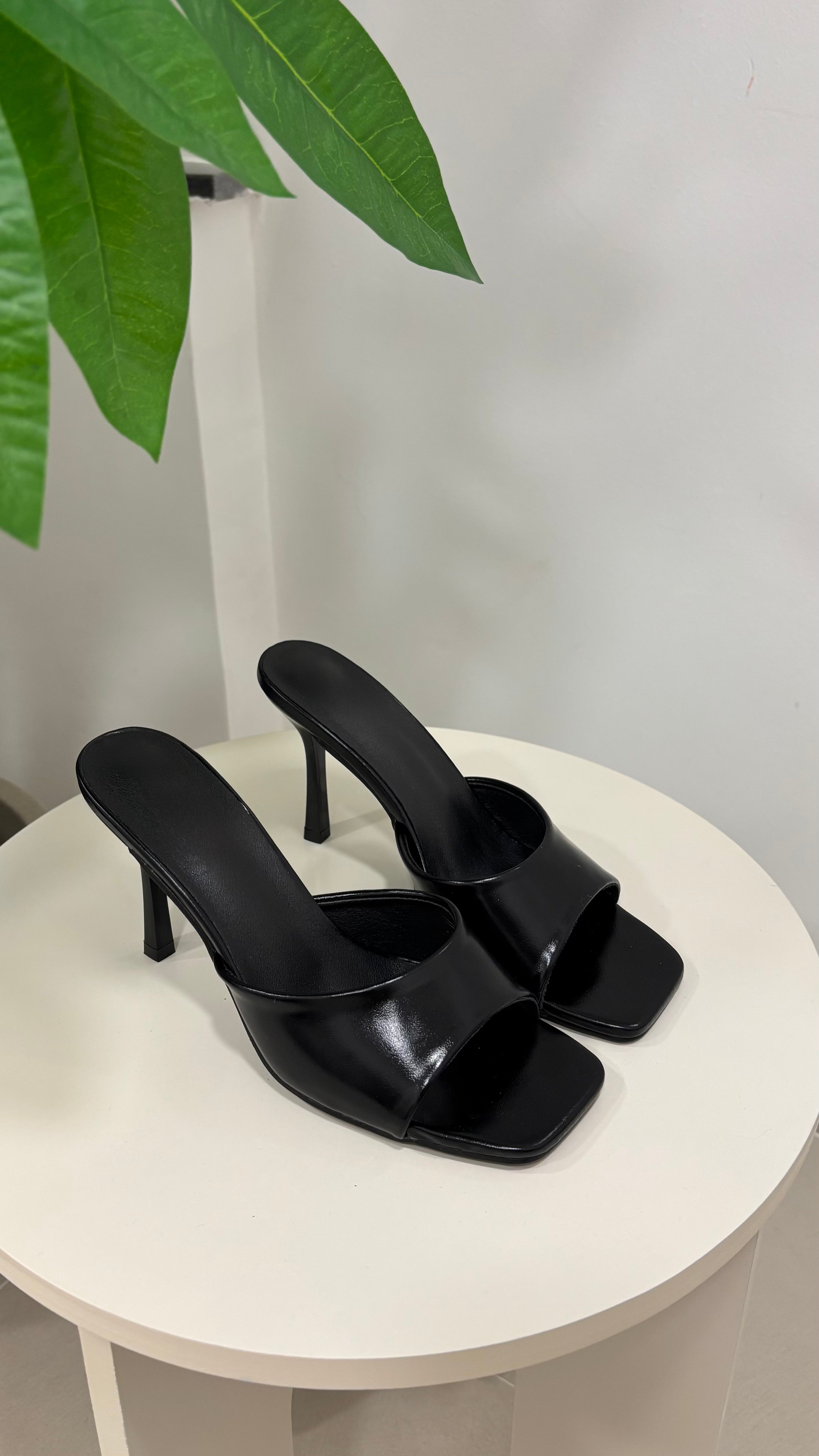 Sandalo Tacco Essential Noir
