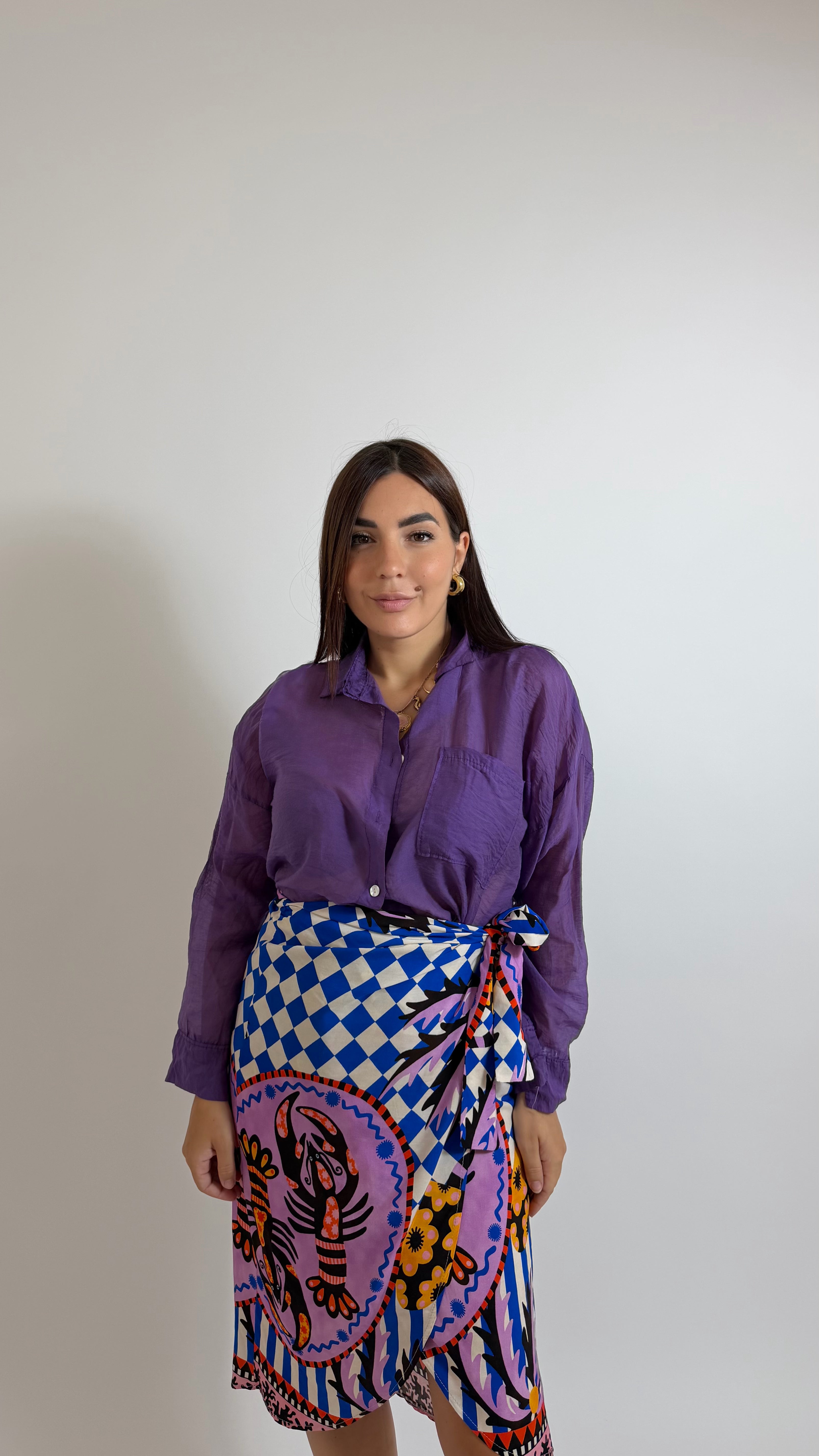 Camicia Soft Viola