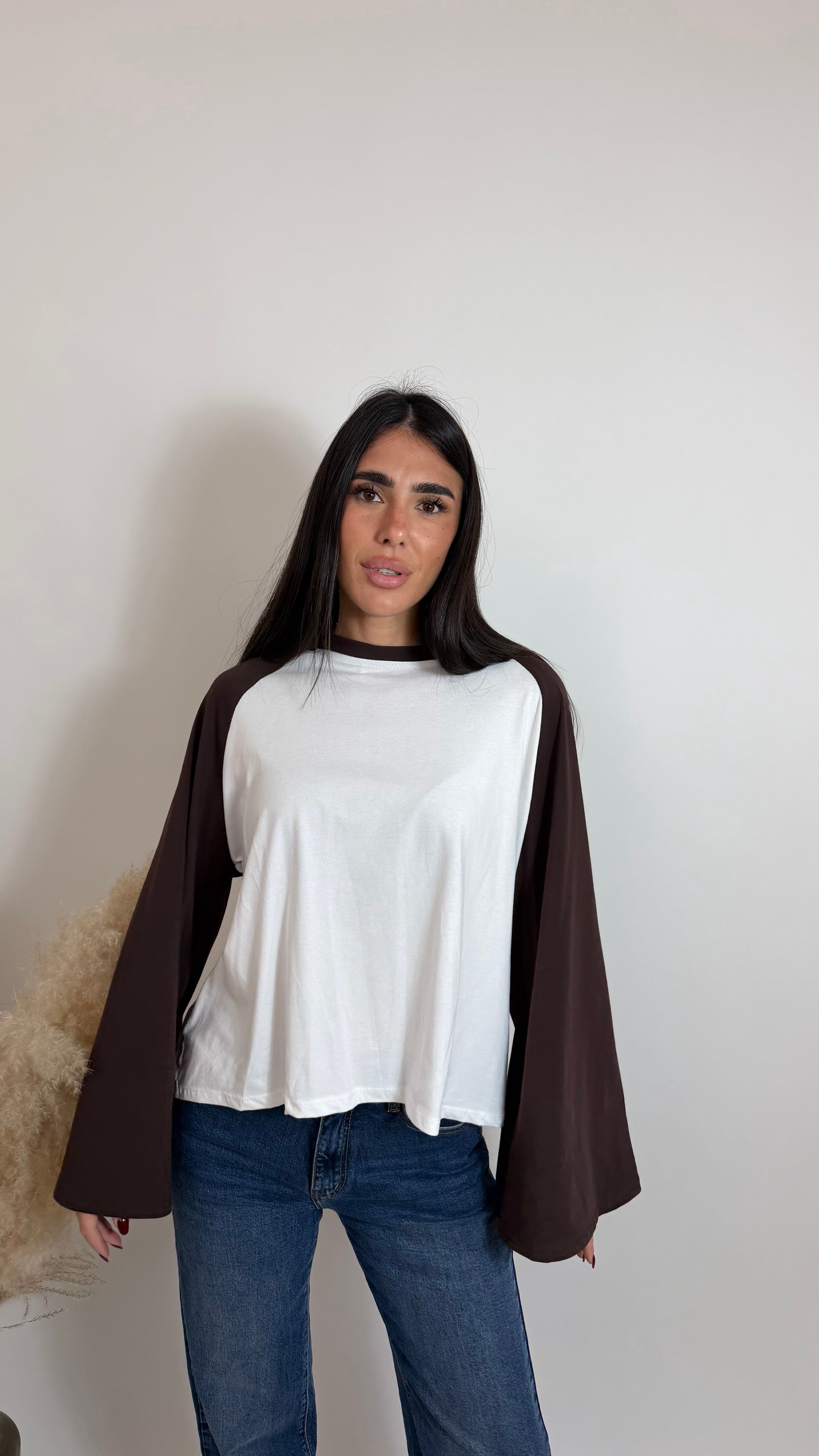 Maglia Bicolor Flare Choco