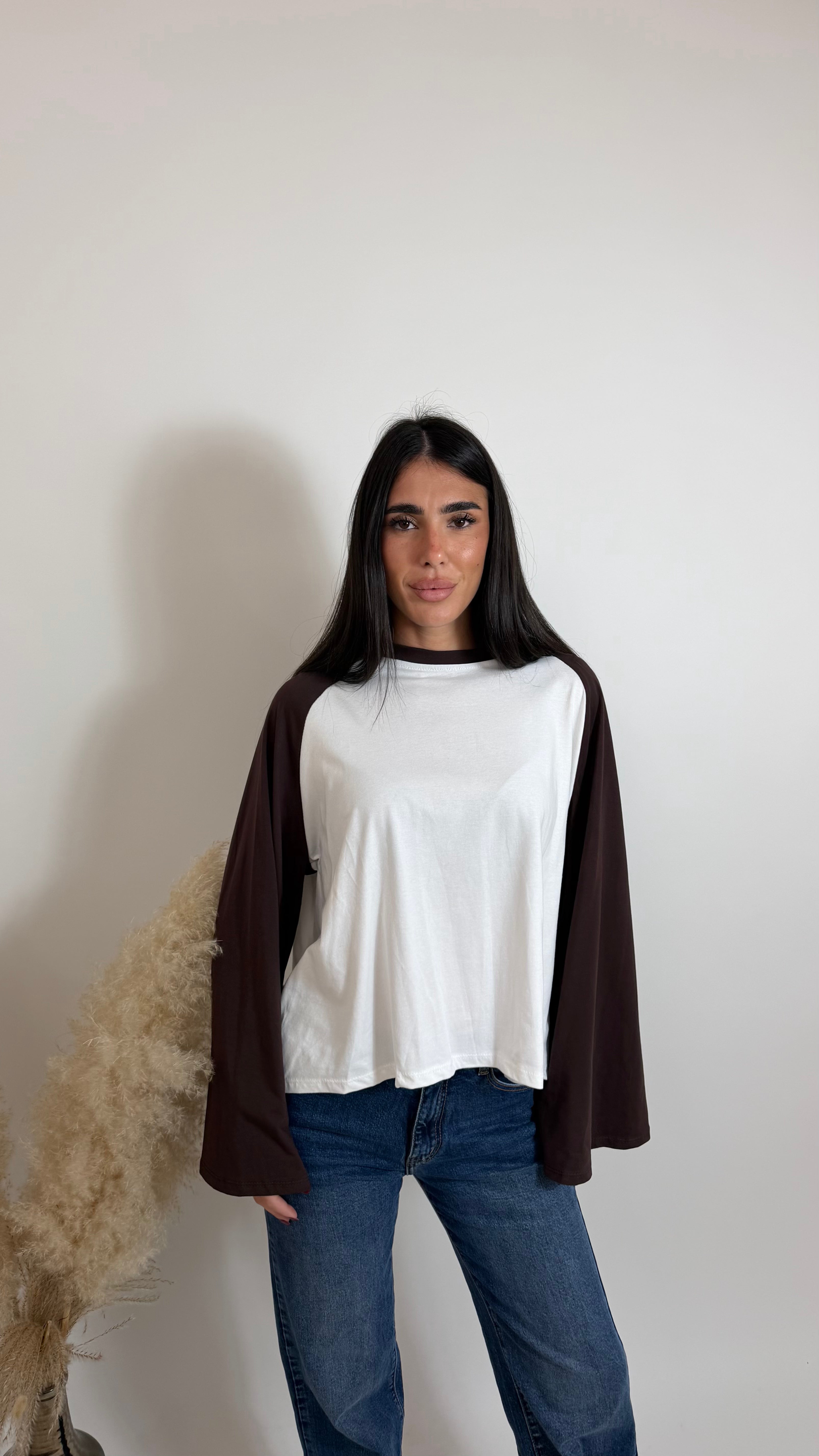 Maglia Bicolor Flare Choco
