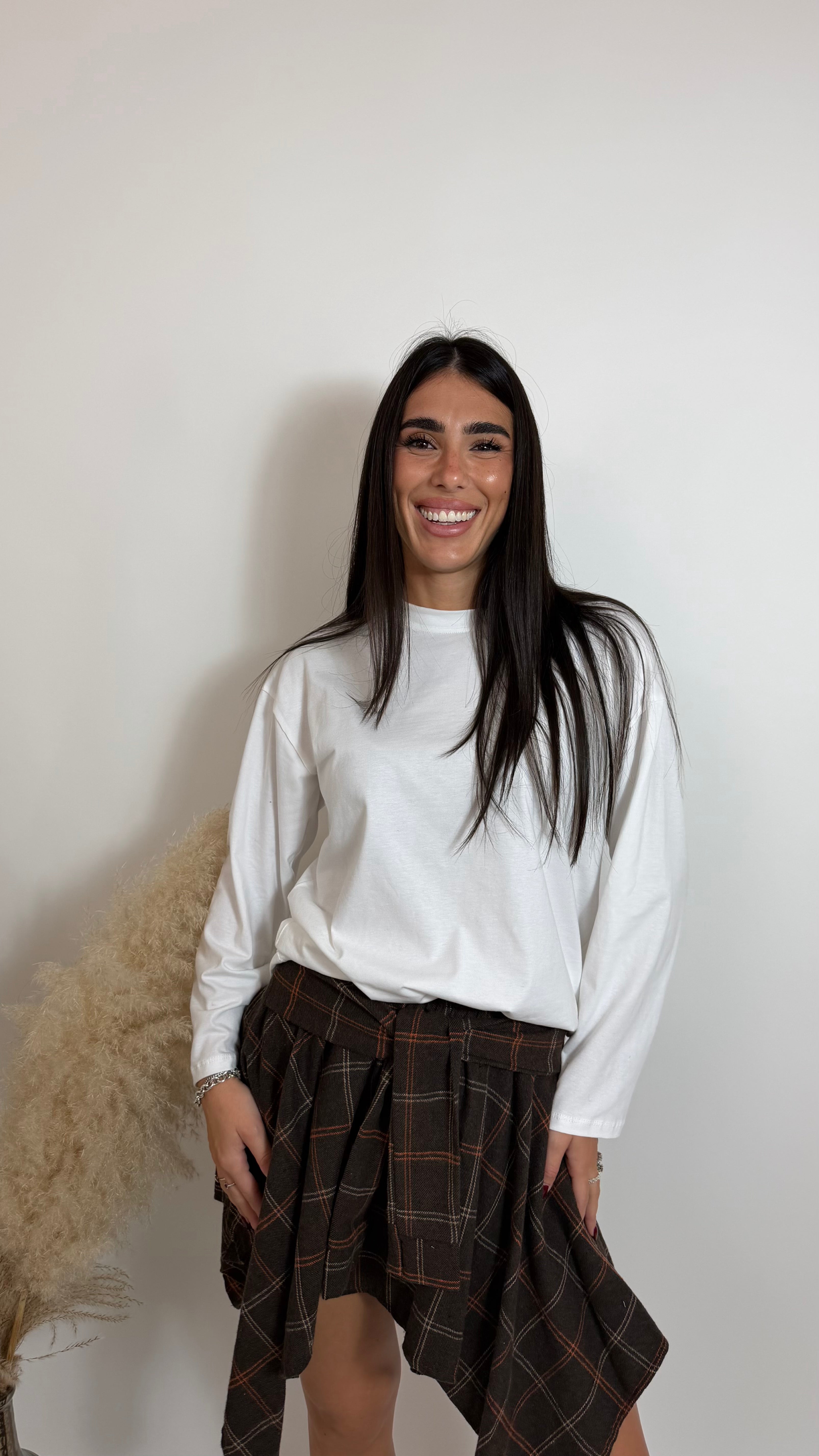 Gonna Camicia Choco/Ruggine