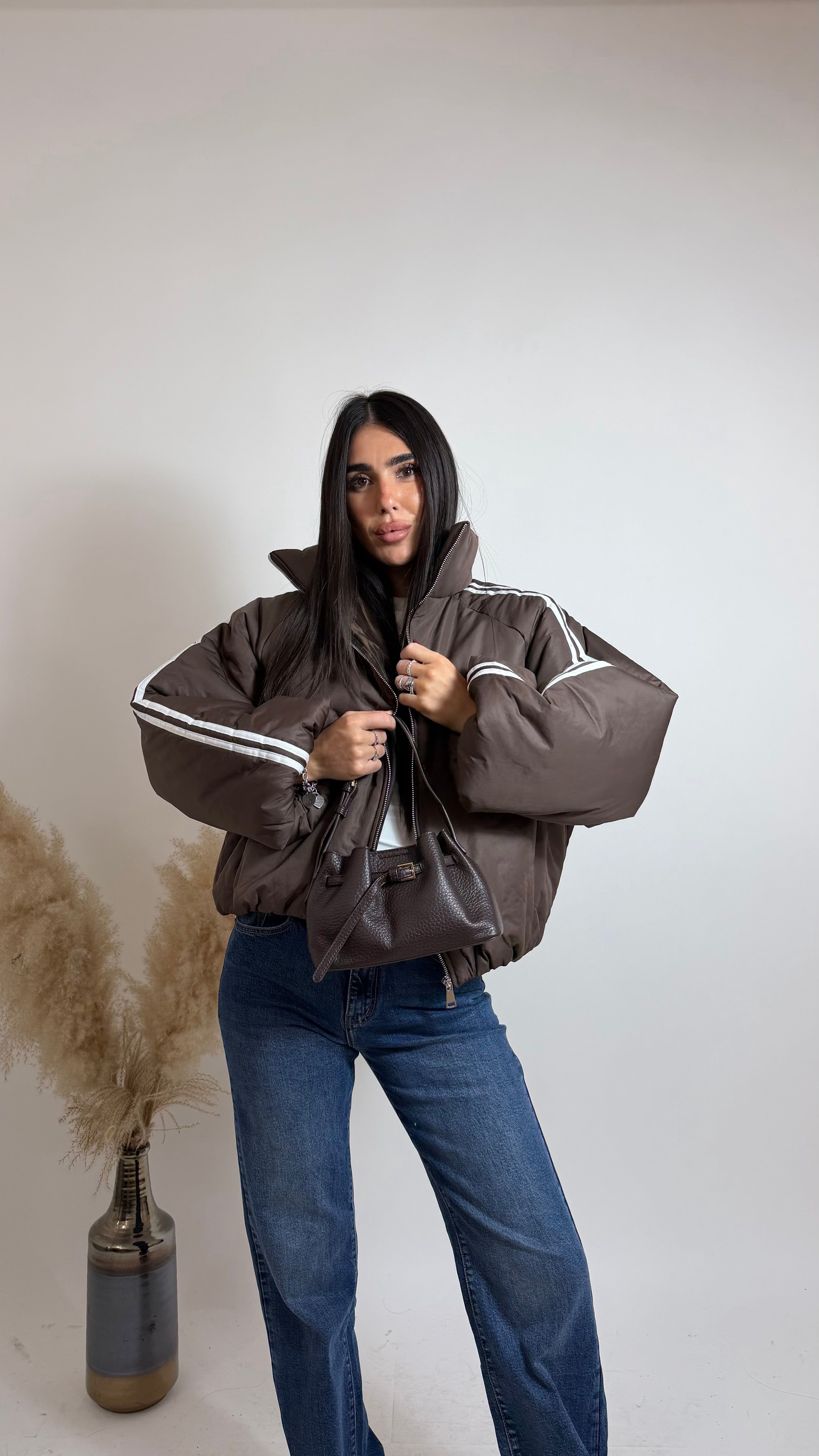 Piumino Sporty Stripe