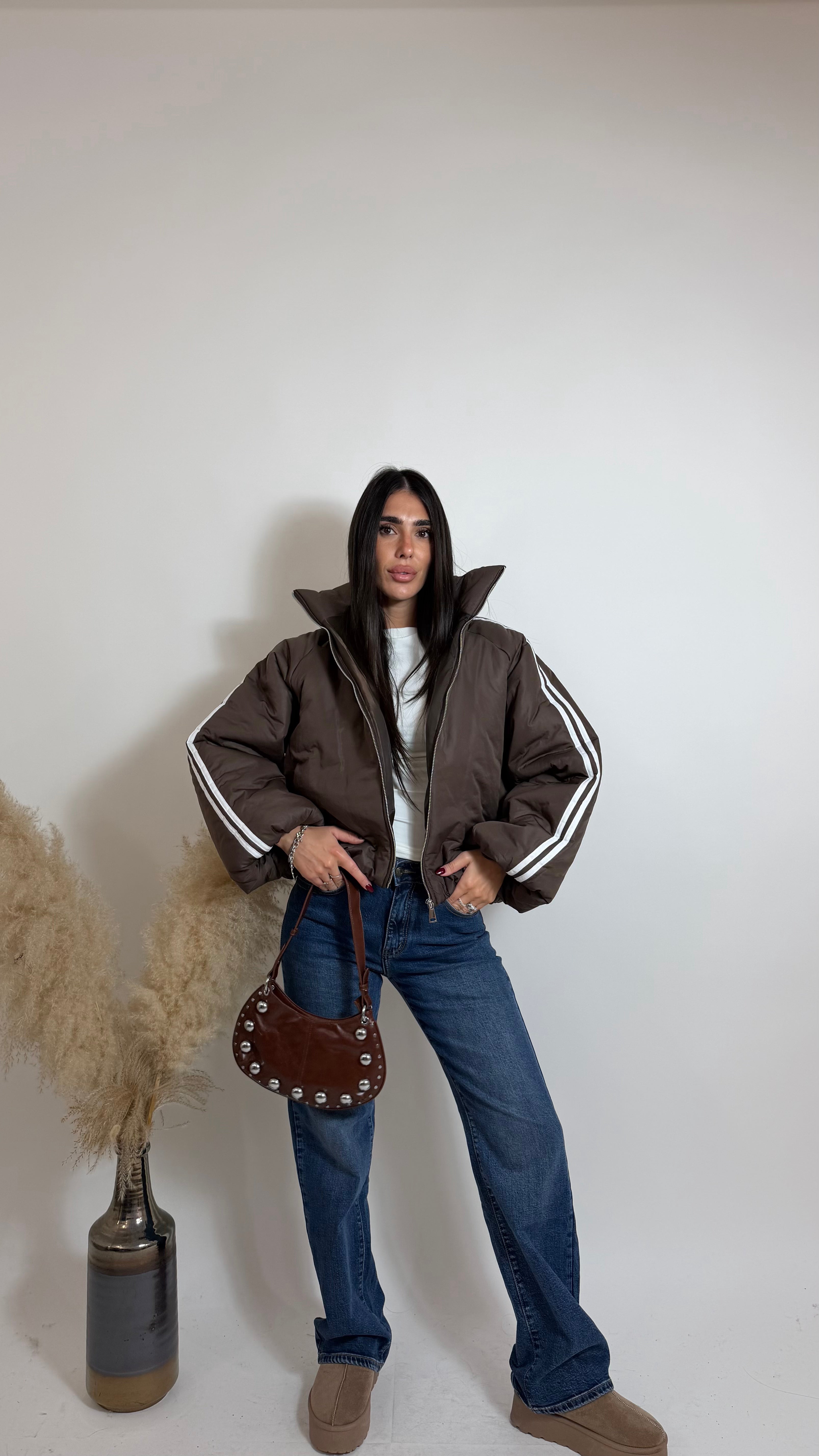 Piumino Sporty Stripe