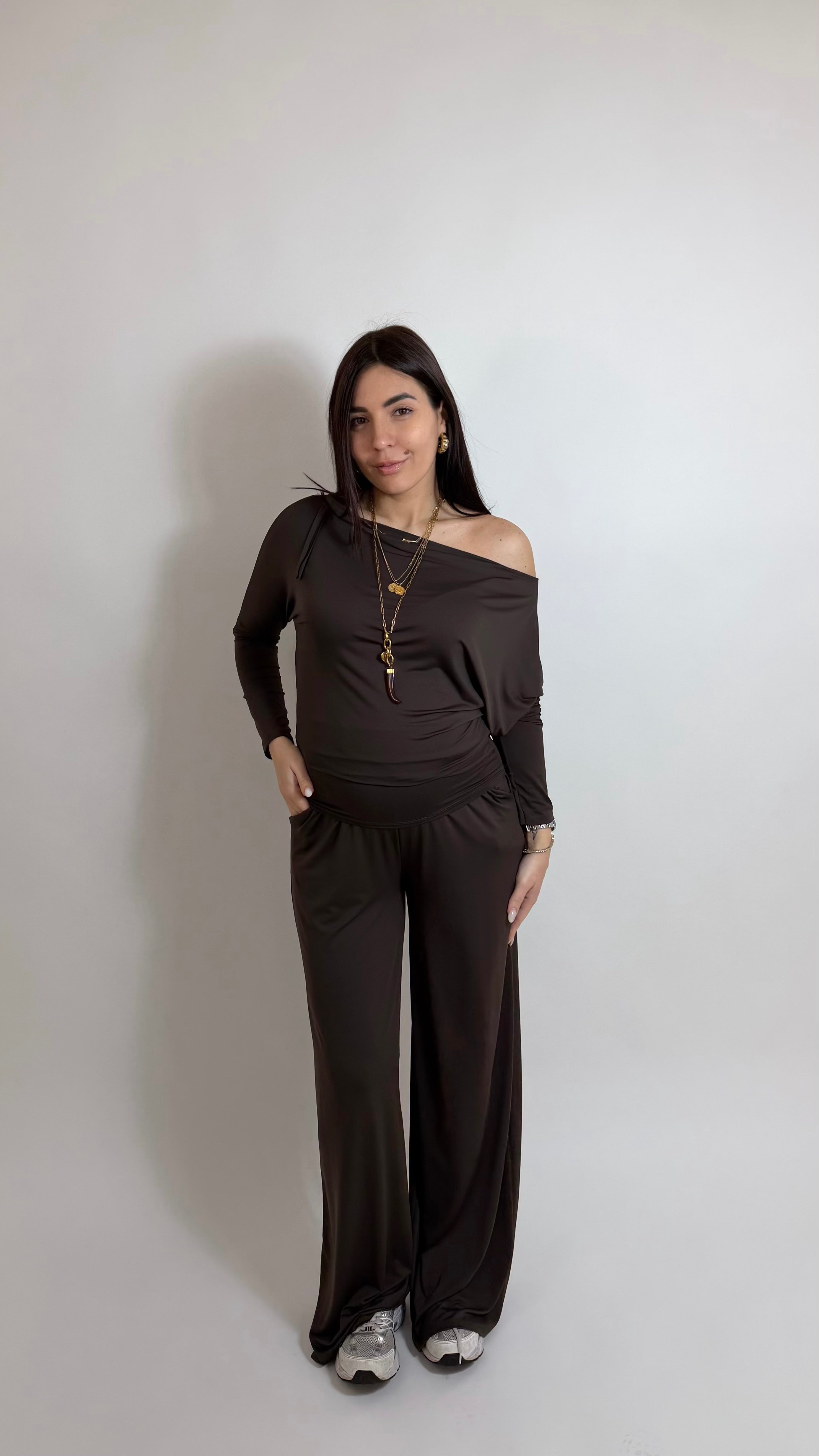 Pantalone Yoga Second Skin / Choco