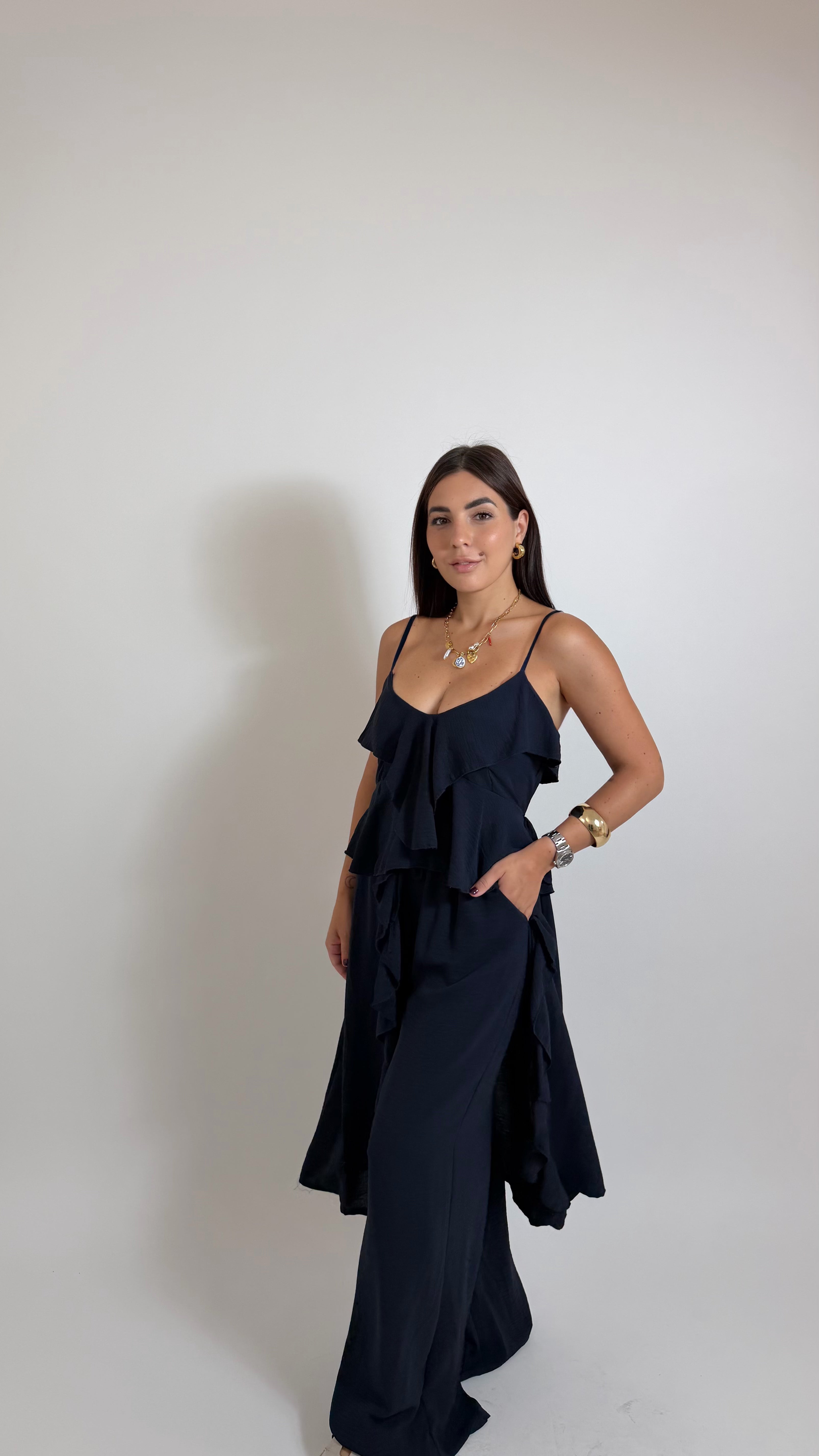 Set Long Top Blu