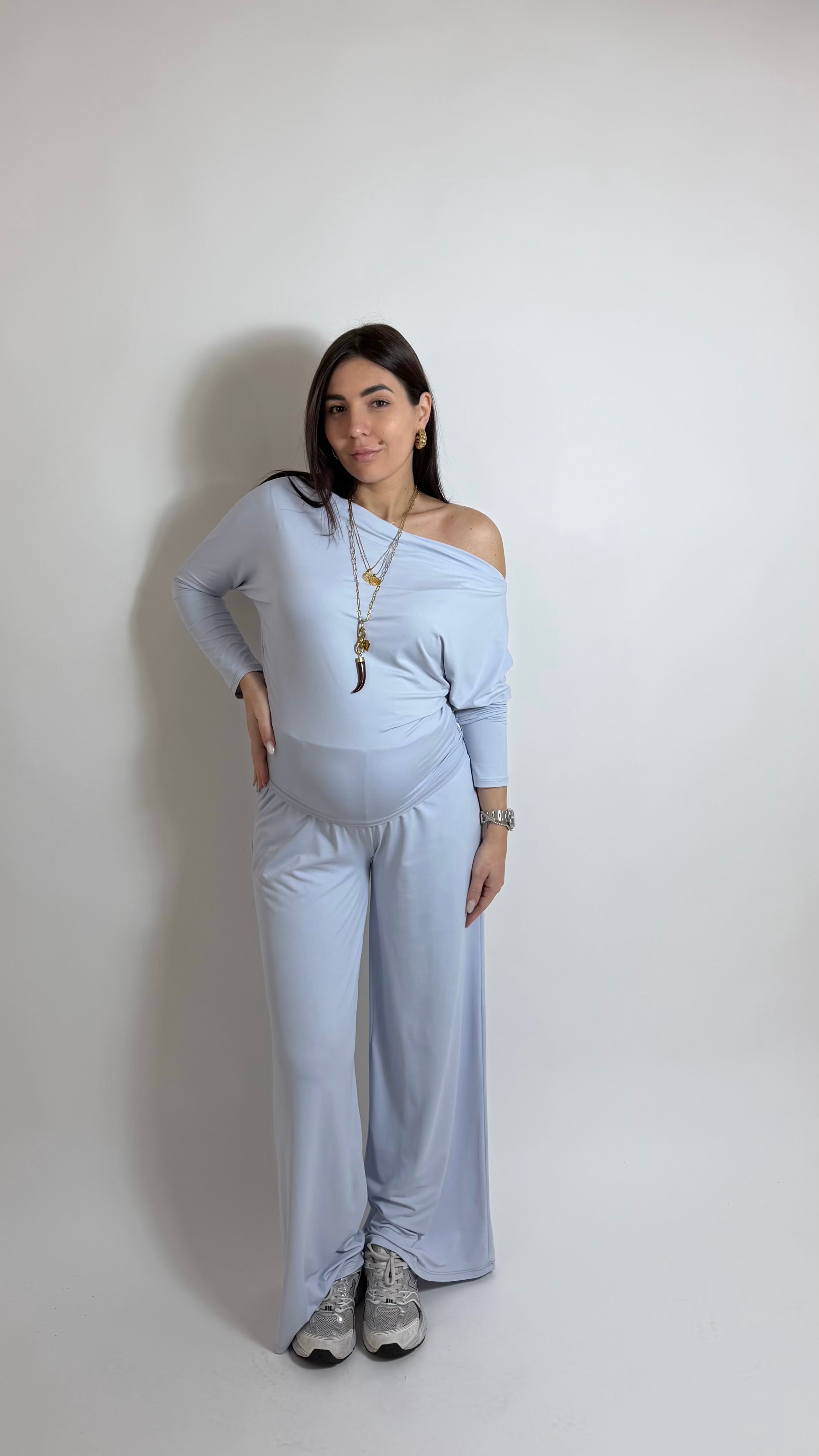 Pantalone Yoga Second Skin / Ghiaccio