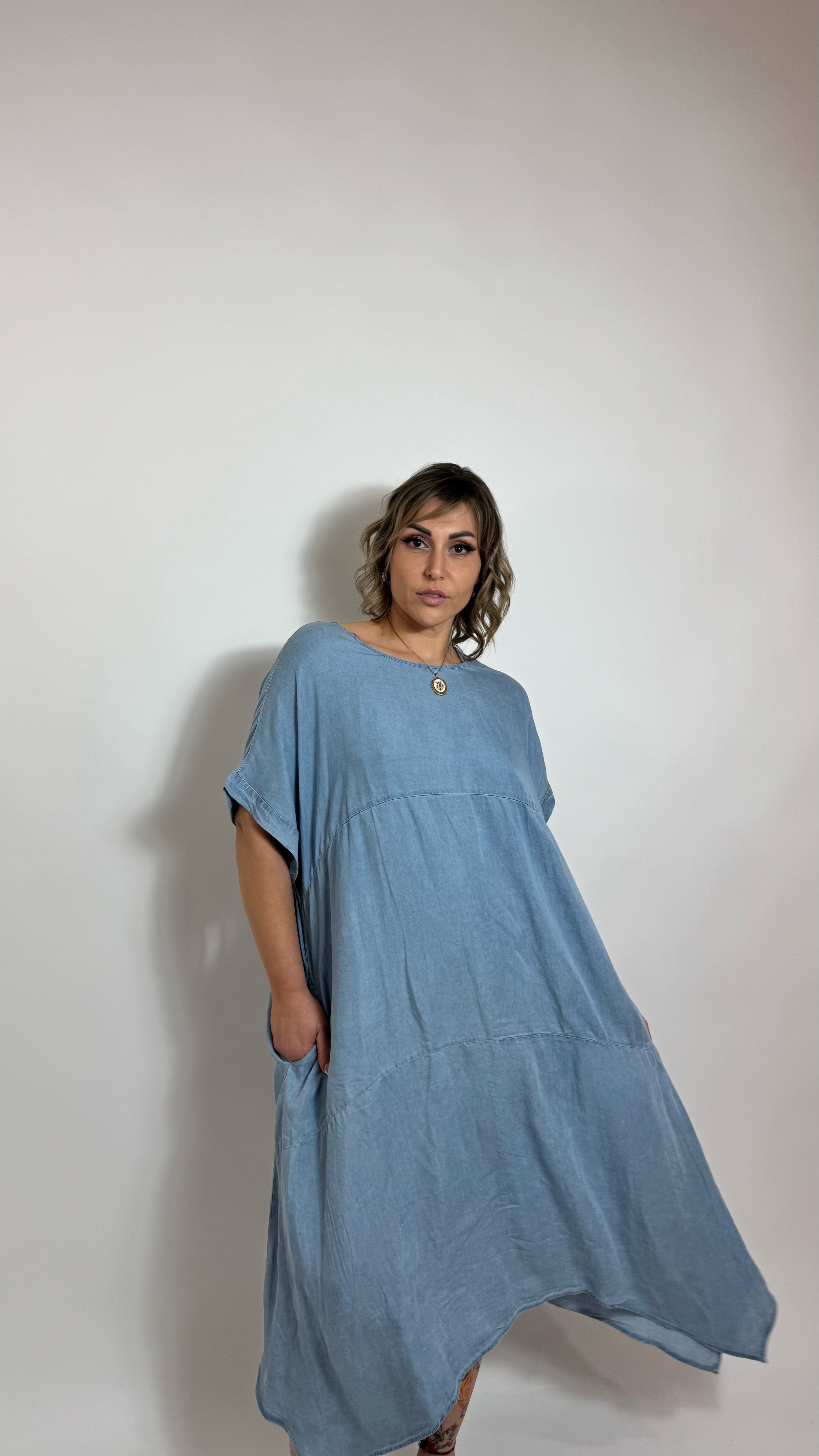 Maxi Abito Denim