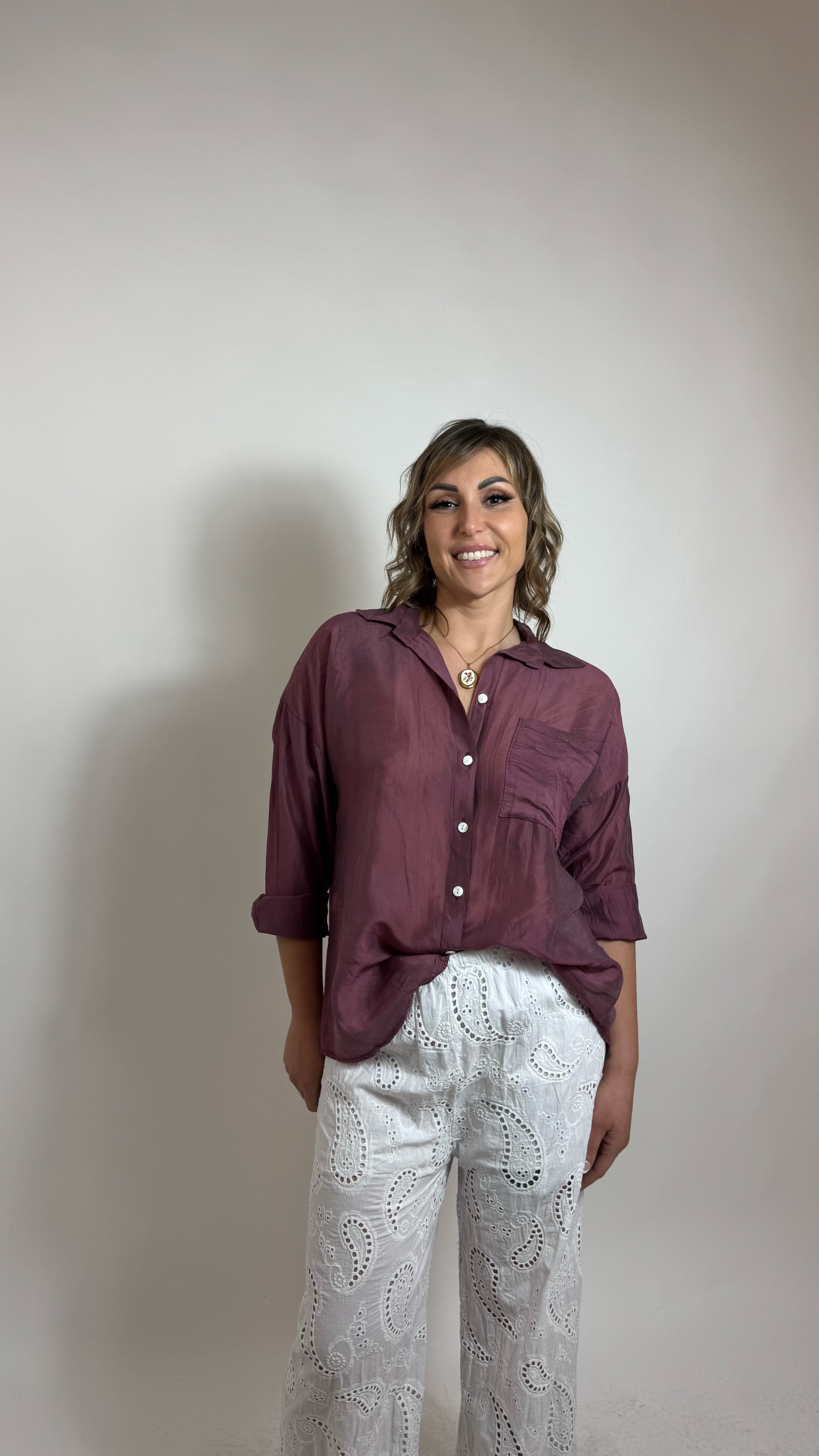 Camicia Soft Transparency Vinaccio