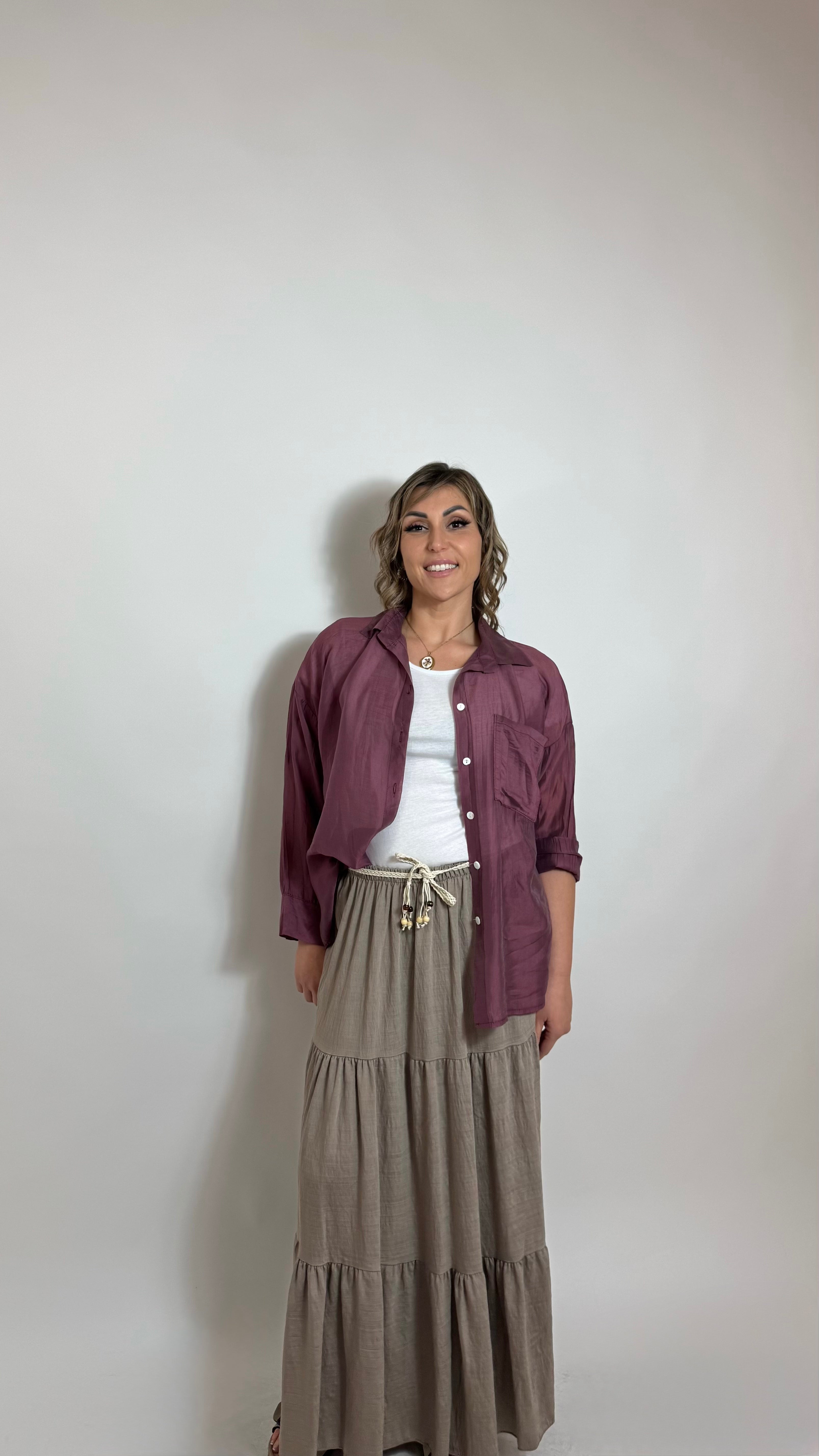 Gonna Balze Boho Tortora