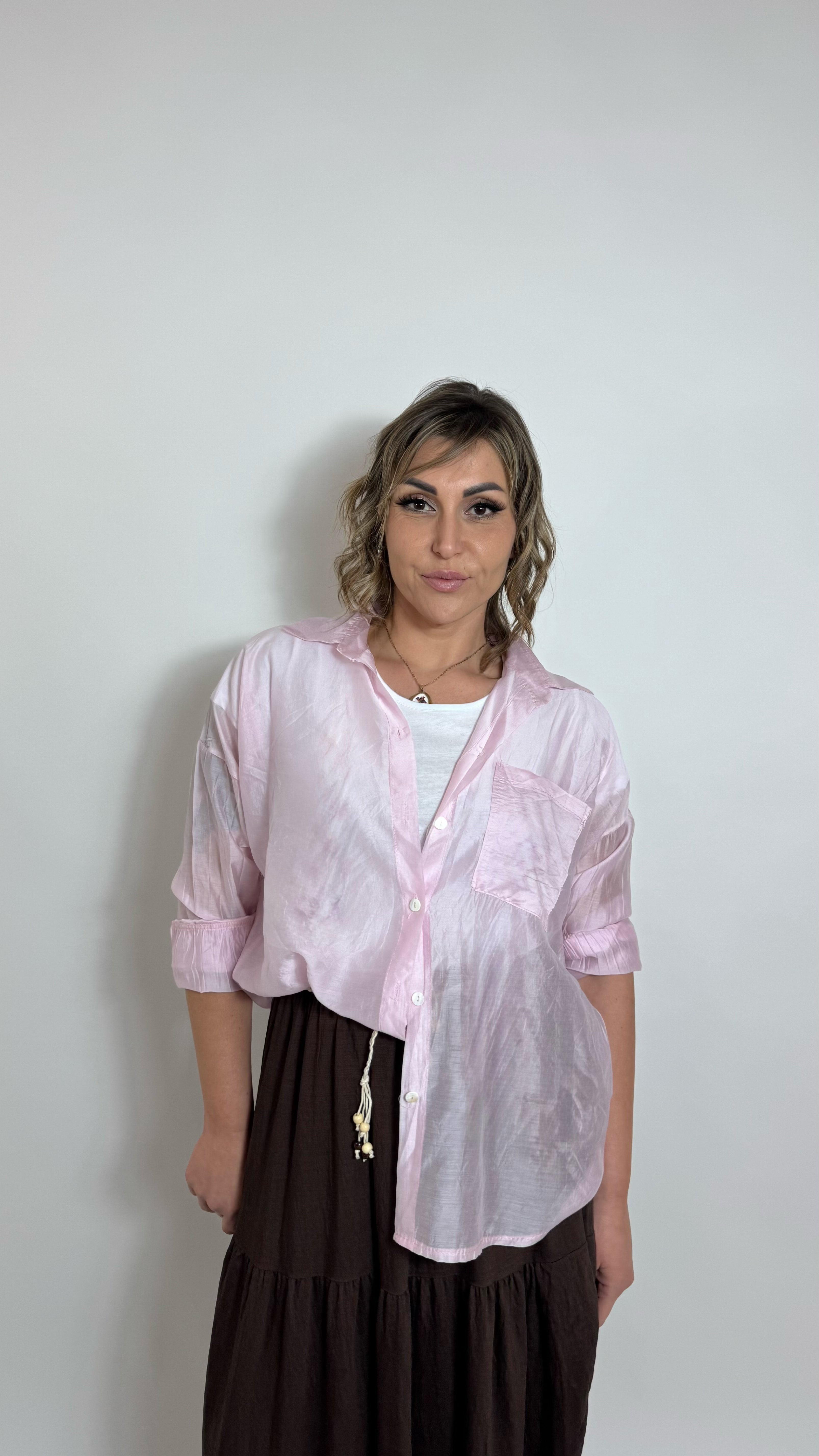 Camicia Soft Transparency Pink