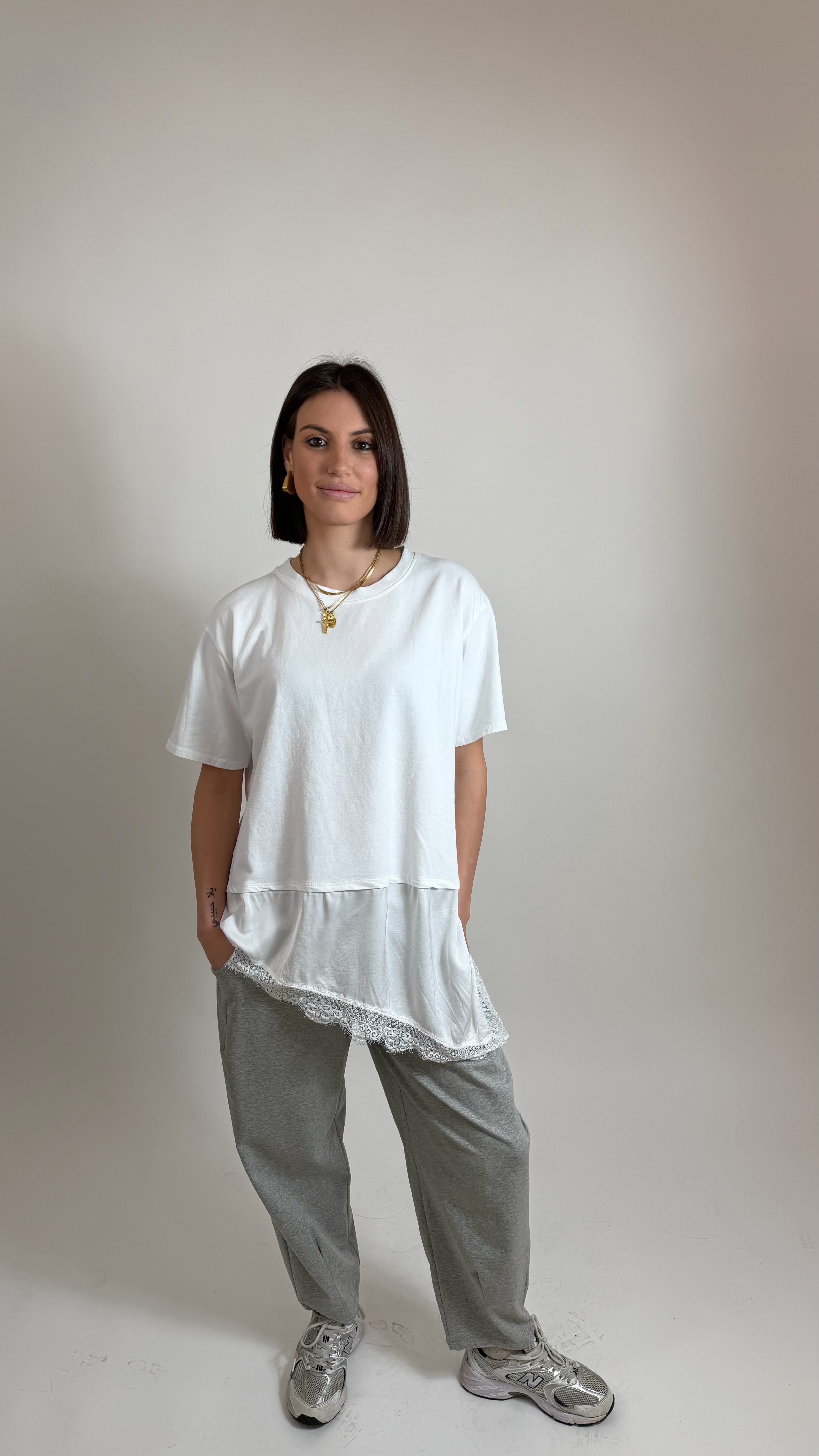 Pantalone Balloon Grigio