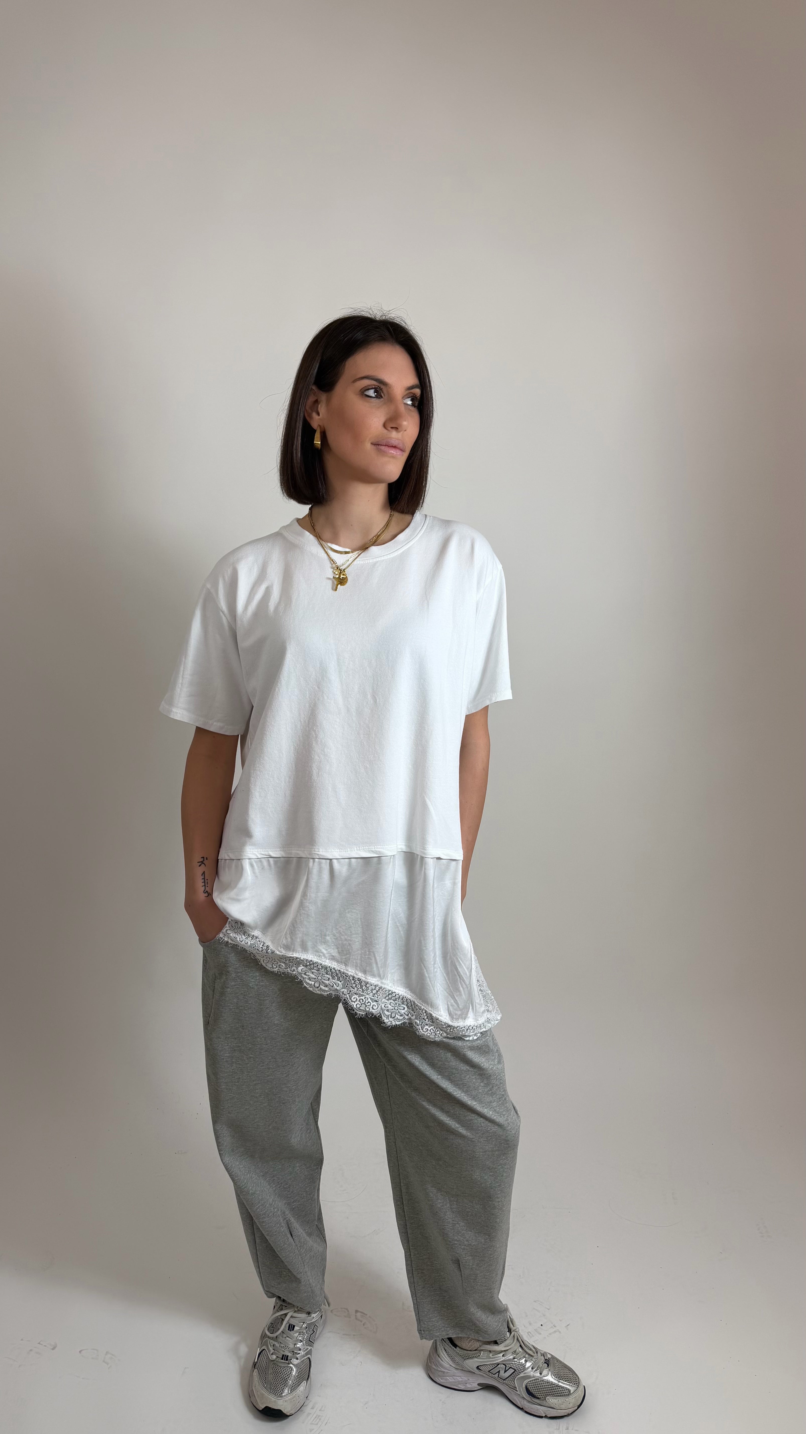 Pantalone Balloon Grigio