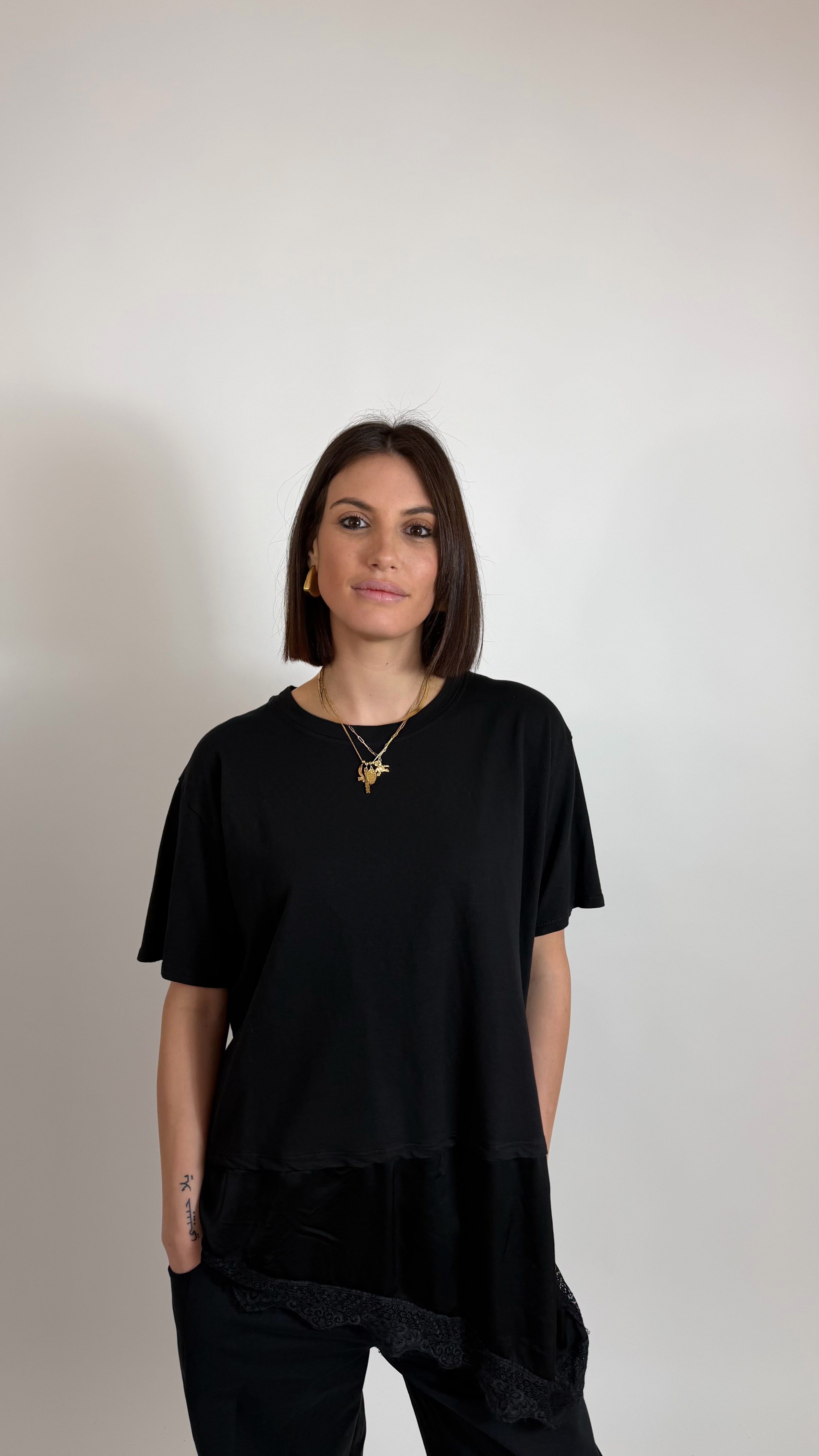 Pantalone Balloon Nero