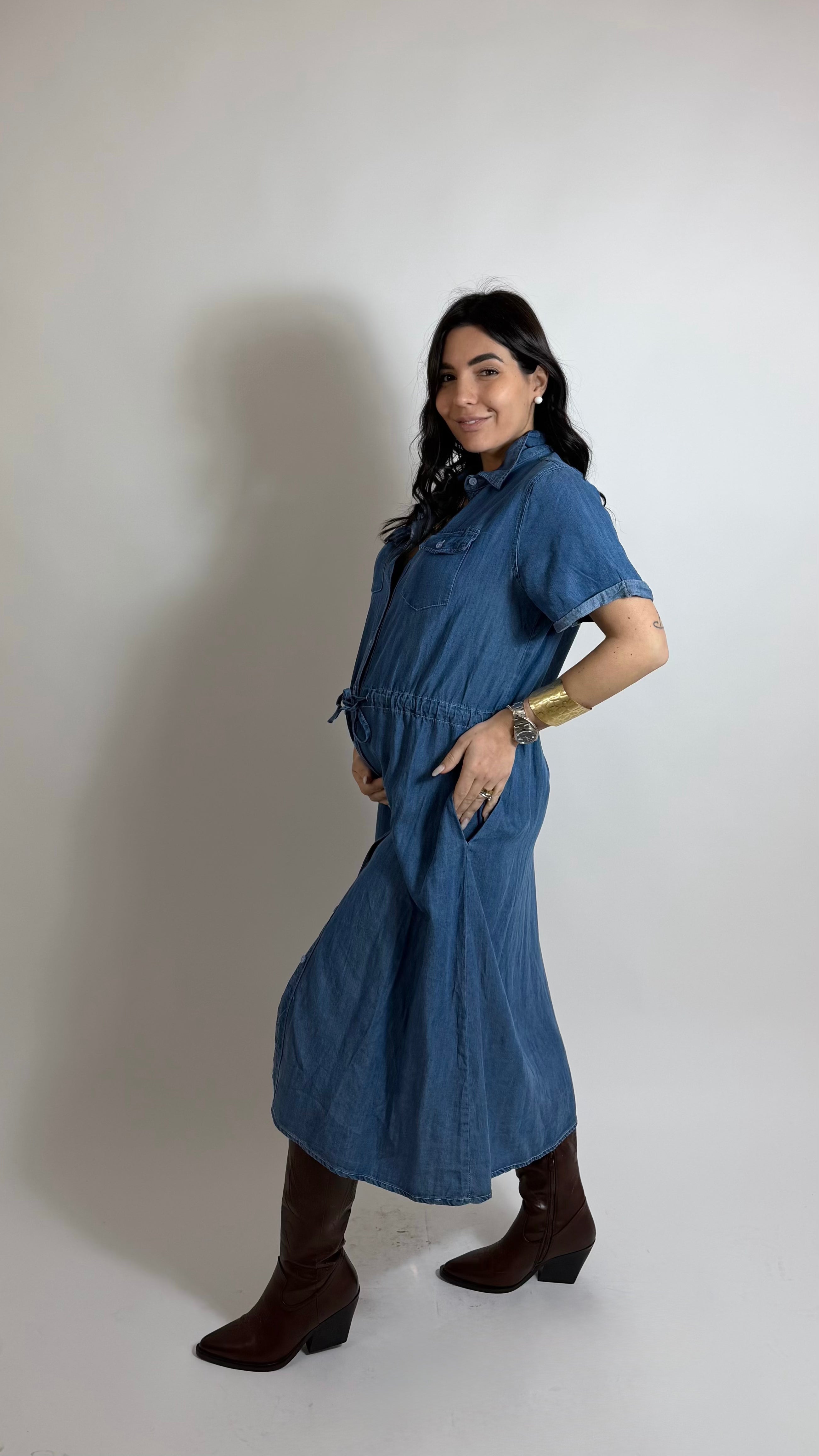 Abito Chambray Coulisse