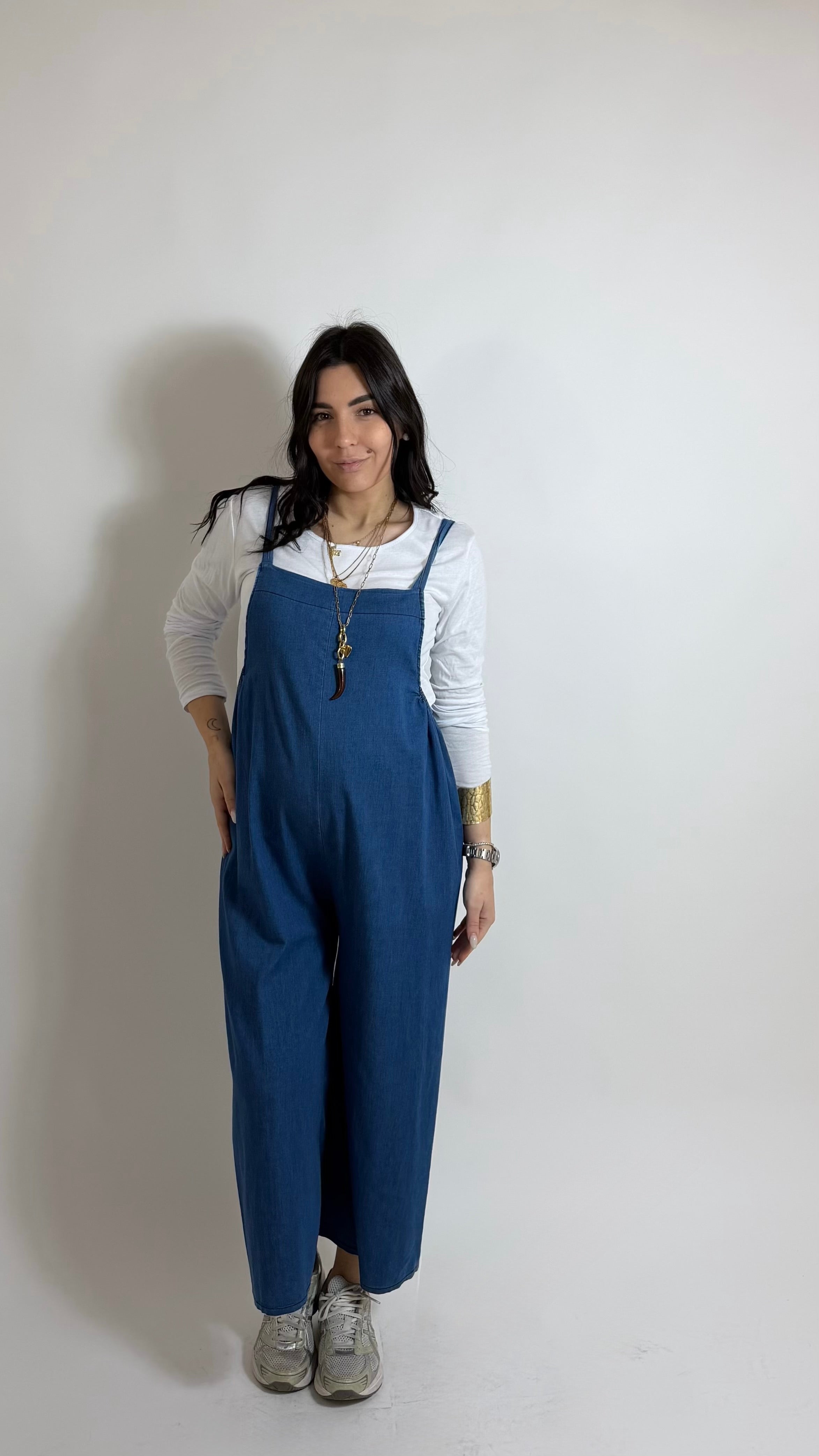 Salopette Chambray Be You / lavaggio chiaro