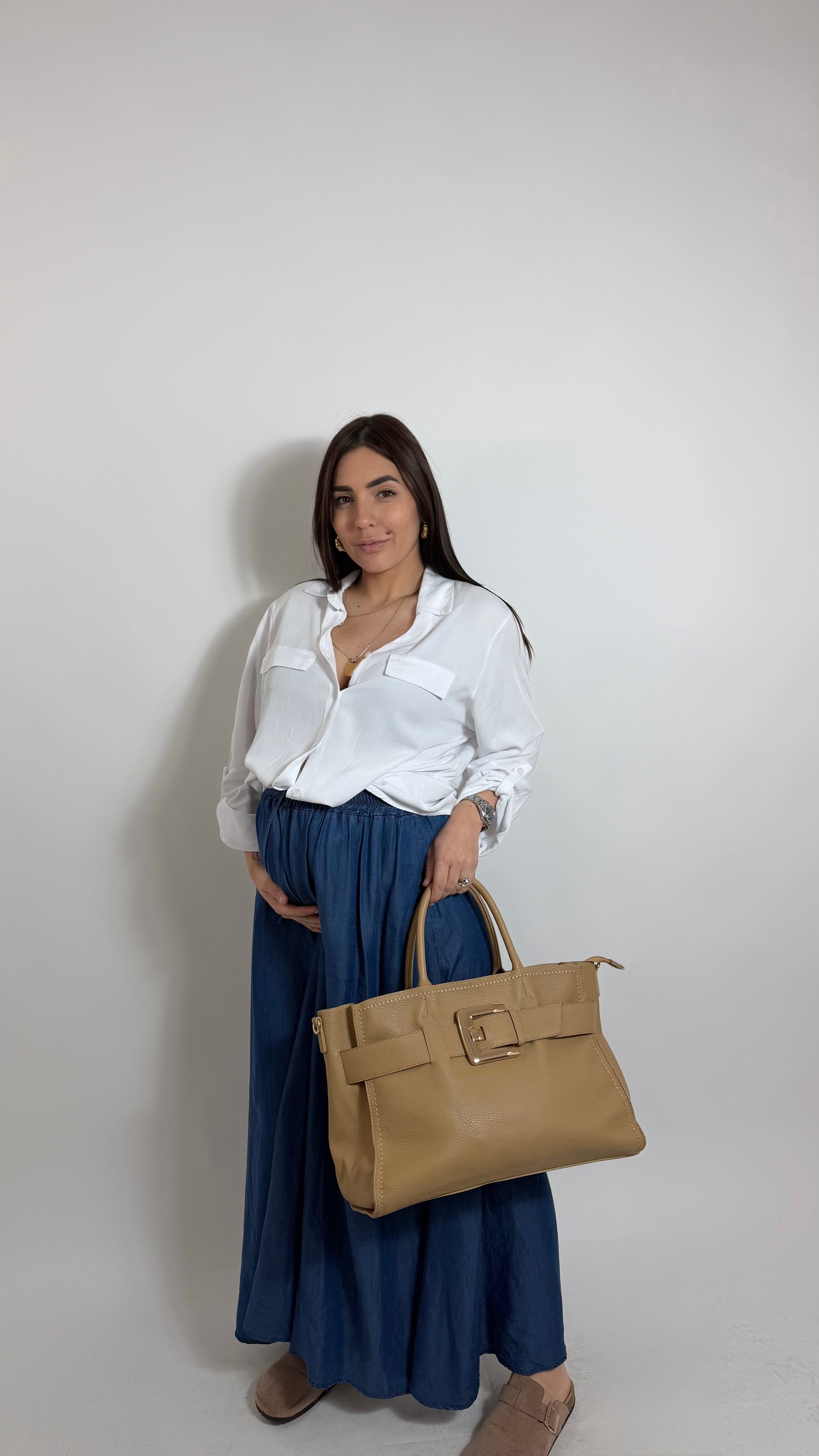 Camicia Basic Bianca